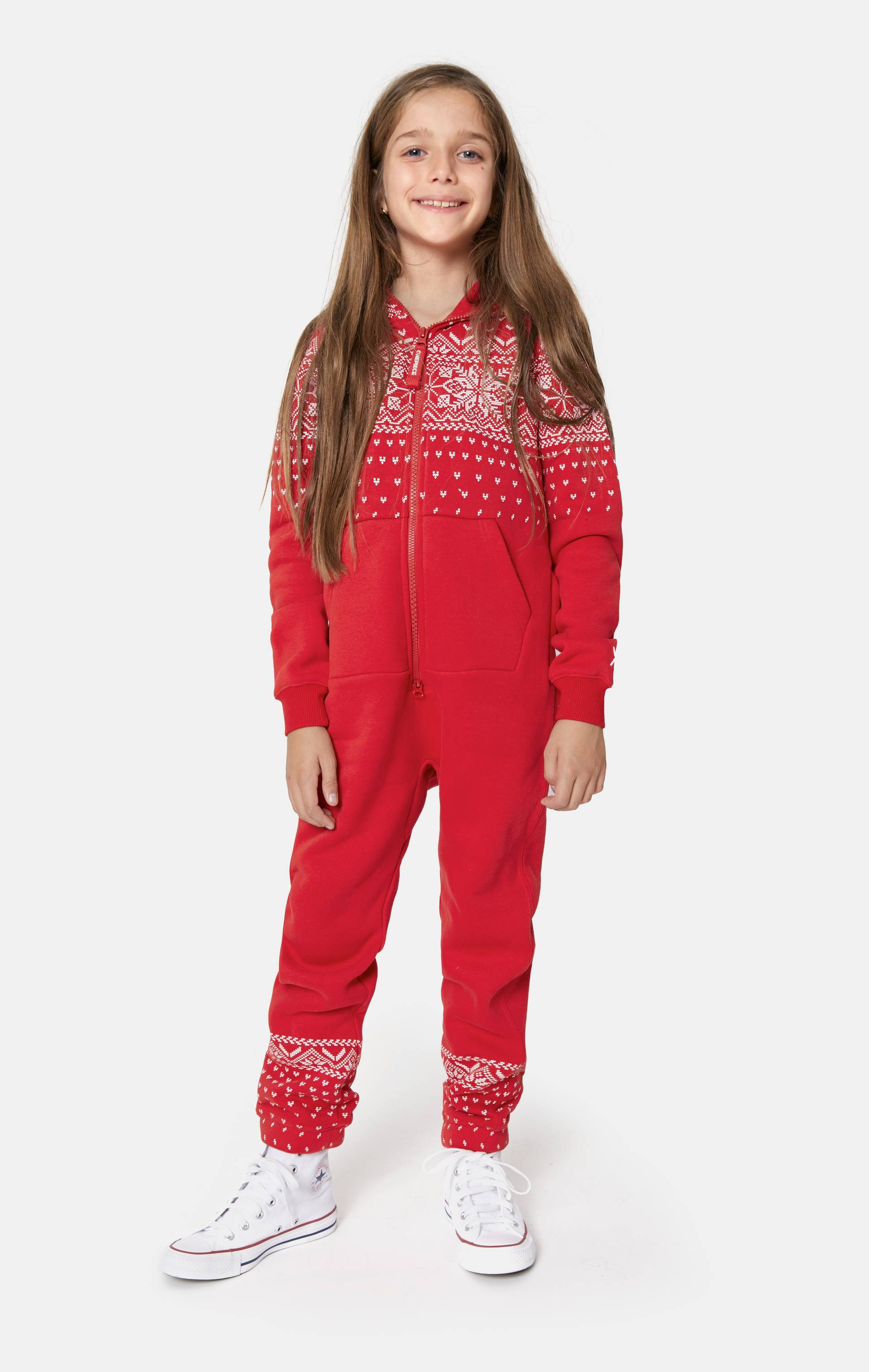 Onepiece Alpine Kids Jumpsuit Red - 6