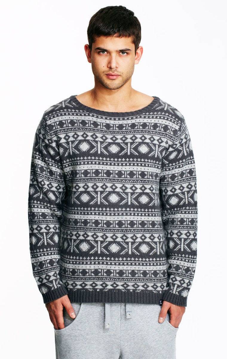 Onepiece Halling Knitted Sweater Grey / Dark Grey - 3