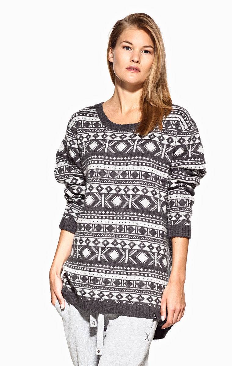 Onepiece Halling Knitted Sweater Grey / Dark Grey - 4