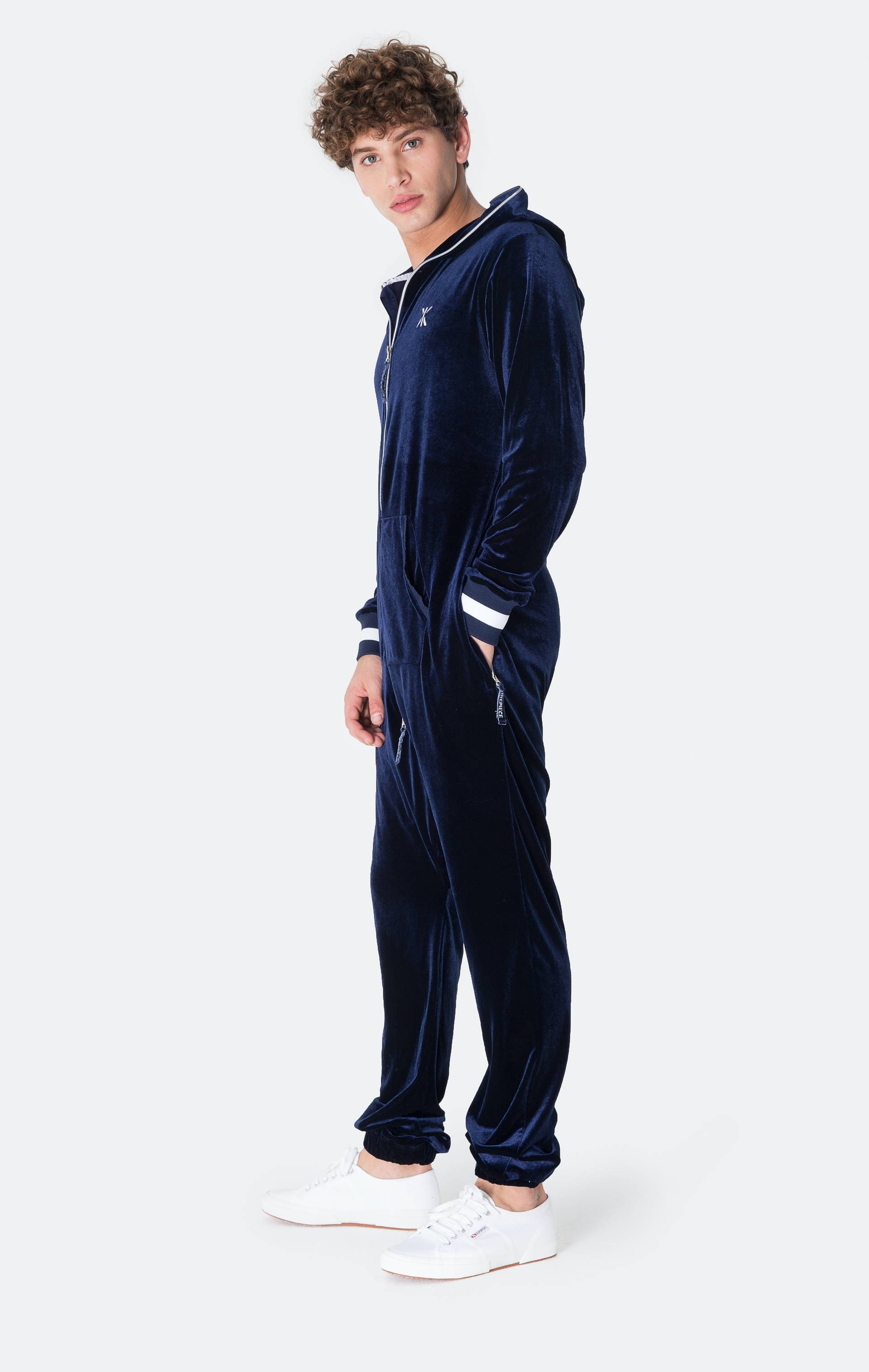Onepiece Original Velour Jumpsuit Blue - 5