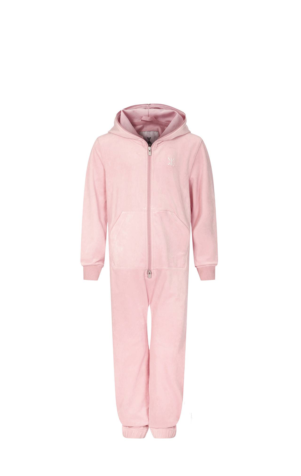 Onepiece Original Velvet Kids Jumpsuit Pink - 1