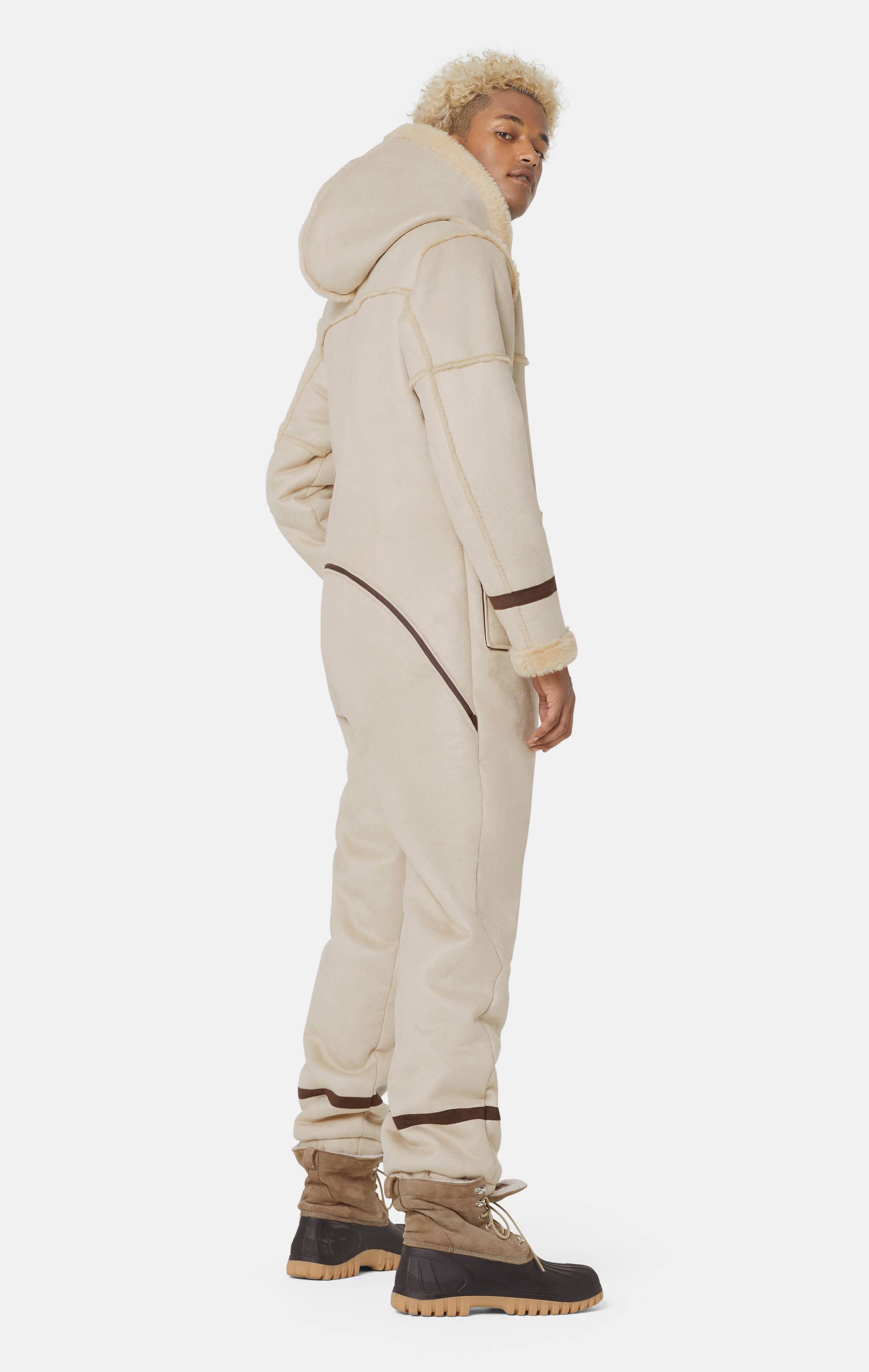 Onepiece Duffel Jumpsuit Off White - 4