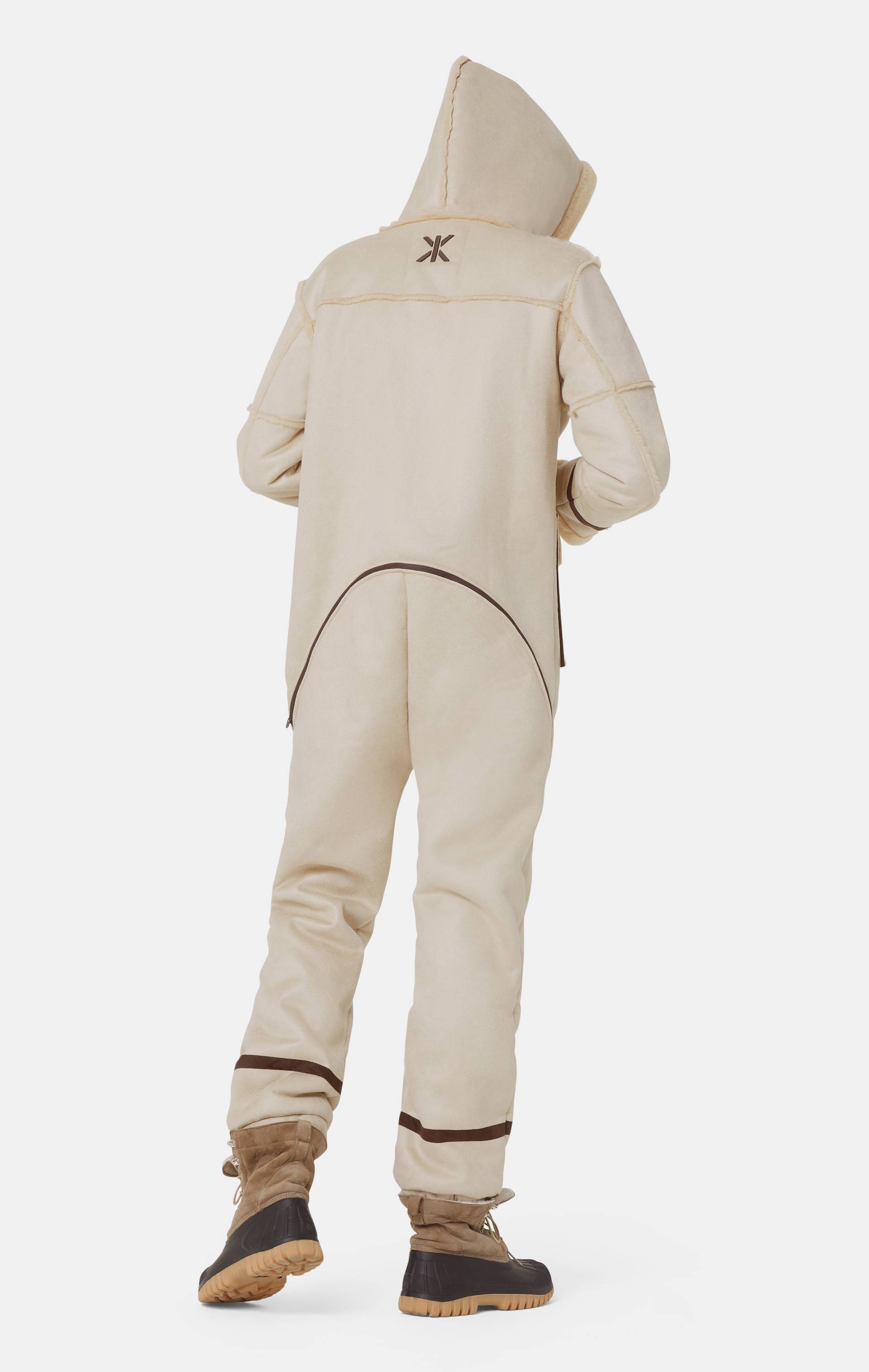 Onepiece Duffel Jumpsuit Off White - 5