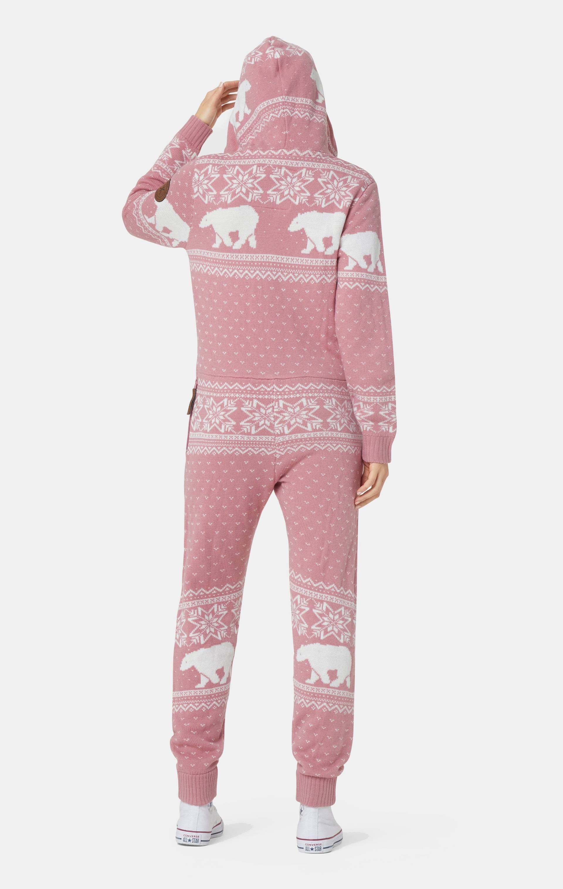 Onepiece Polar Bears Are Coming Jumpsuit Light Pink - 12