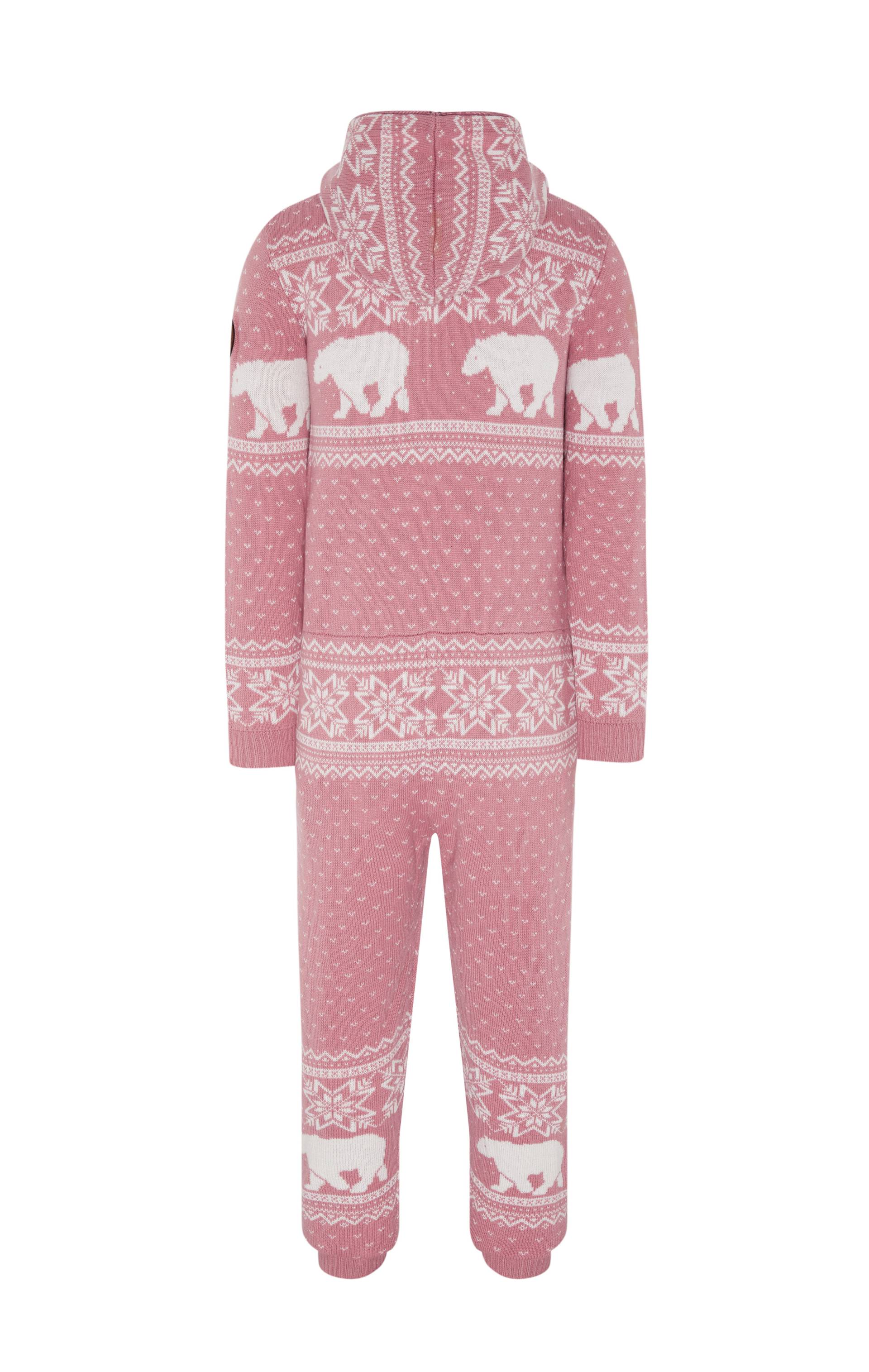Onepiece Polar Bears Are Coming Jumpsuit Light Pink - 2