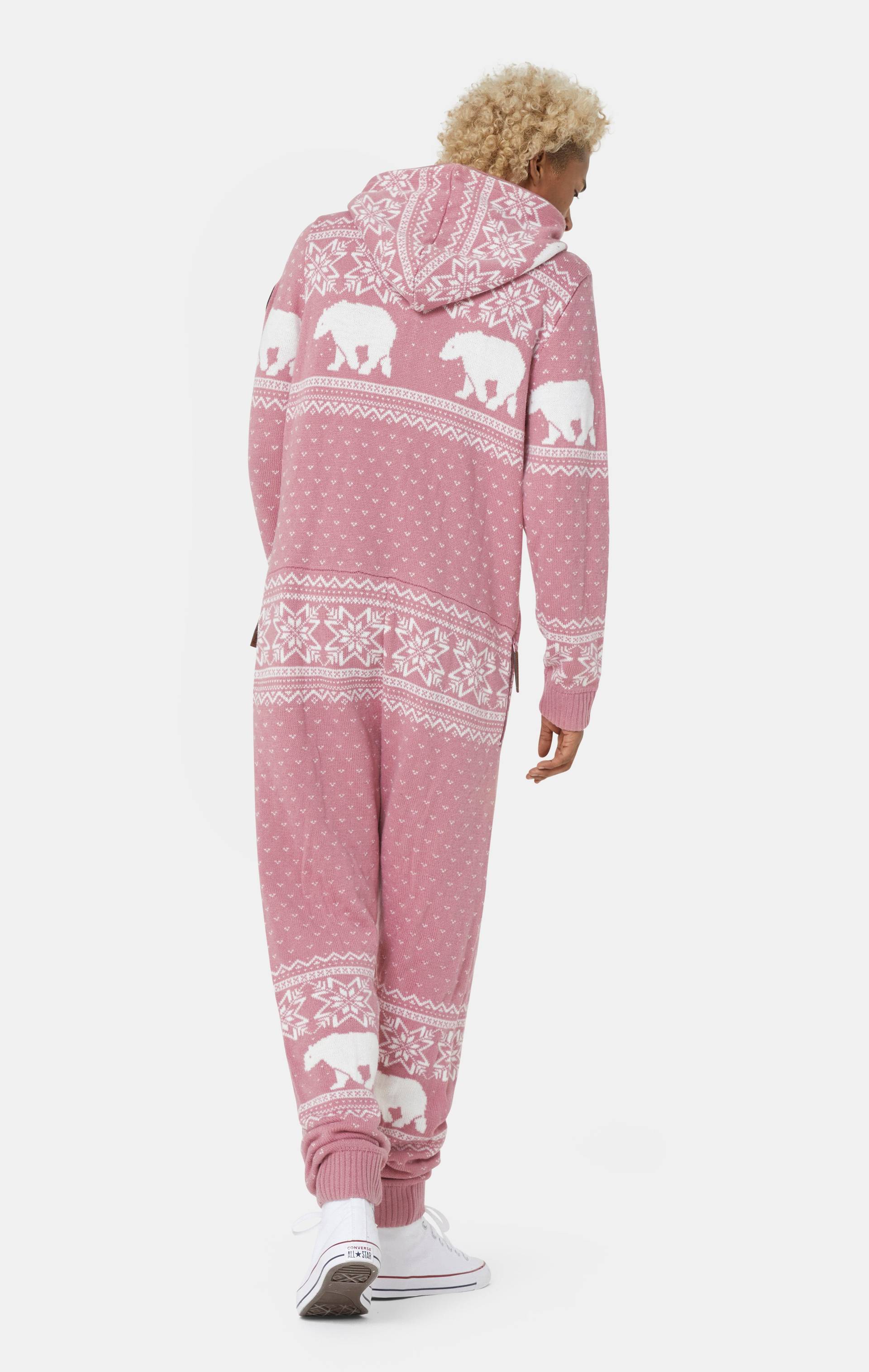 Onepiece Polar Bears Are Coming Jumpsuit Light Pink - 4