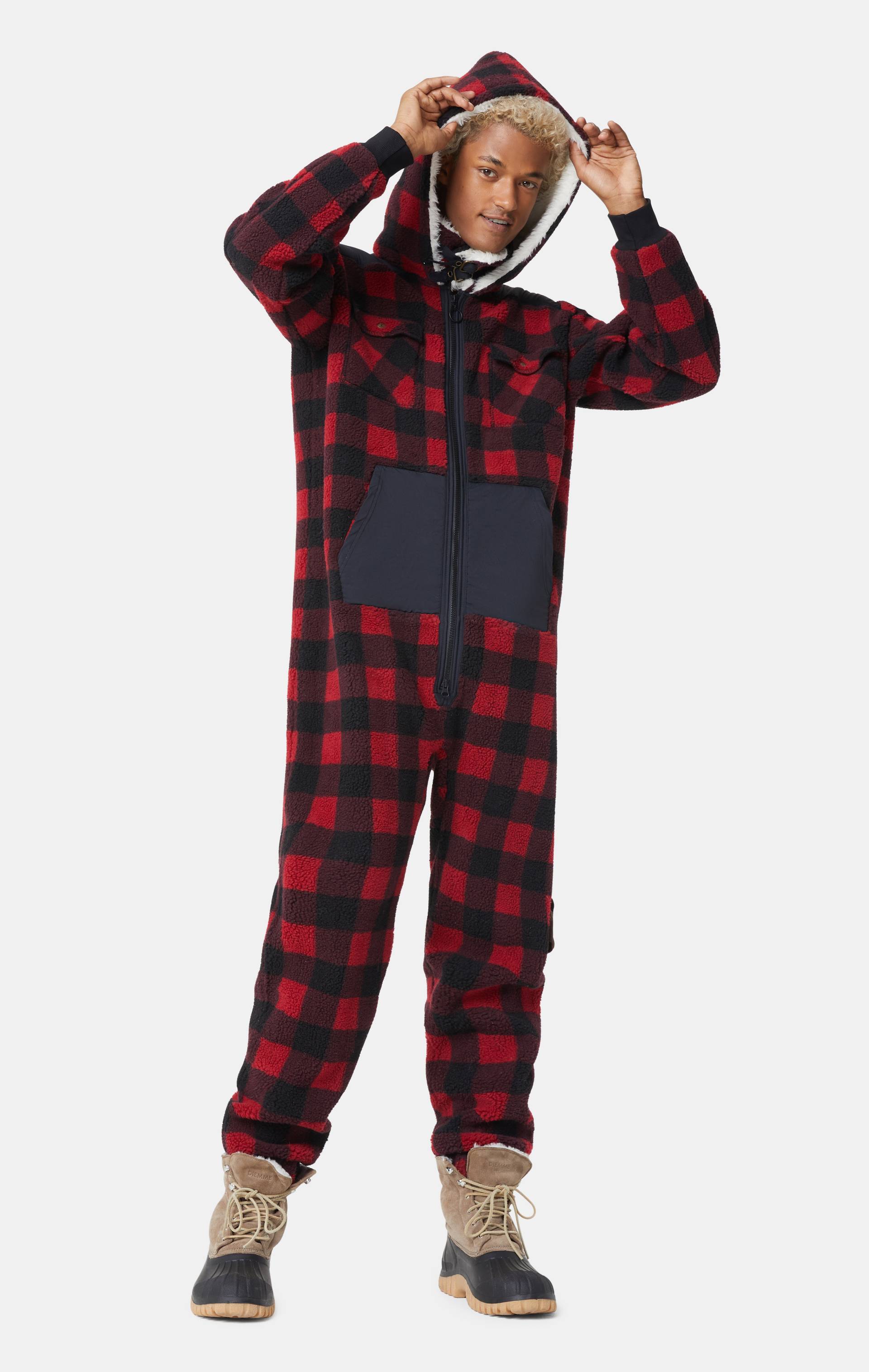 Onepiece The Lumberjacket Jumpsuit Red - 5