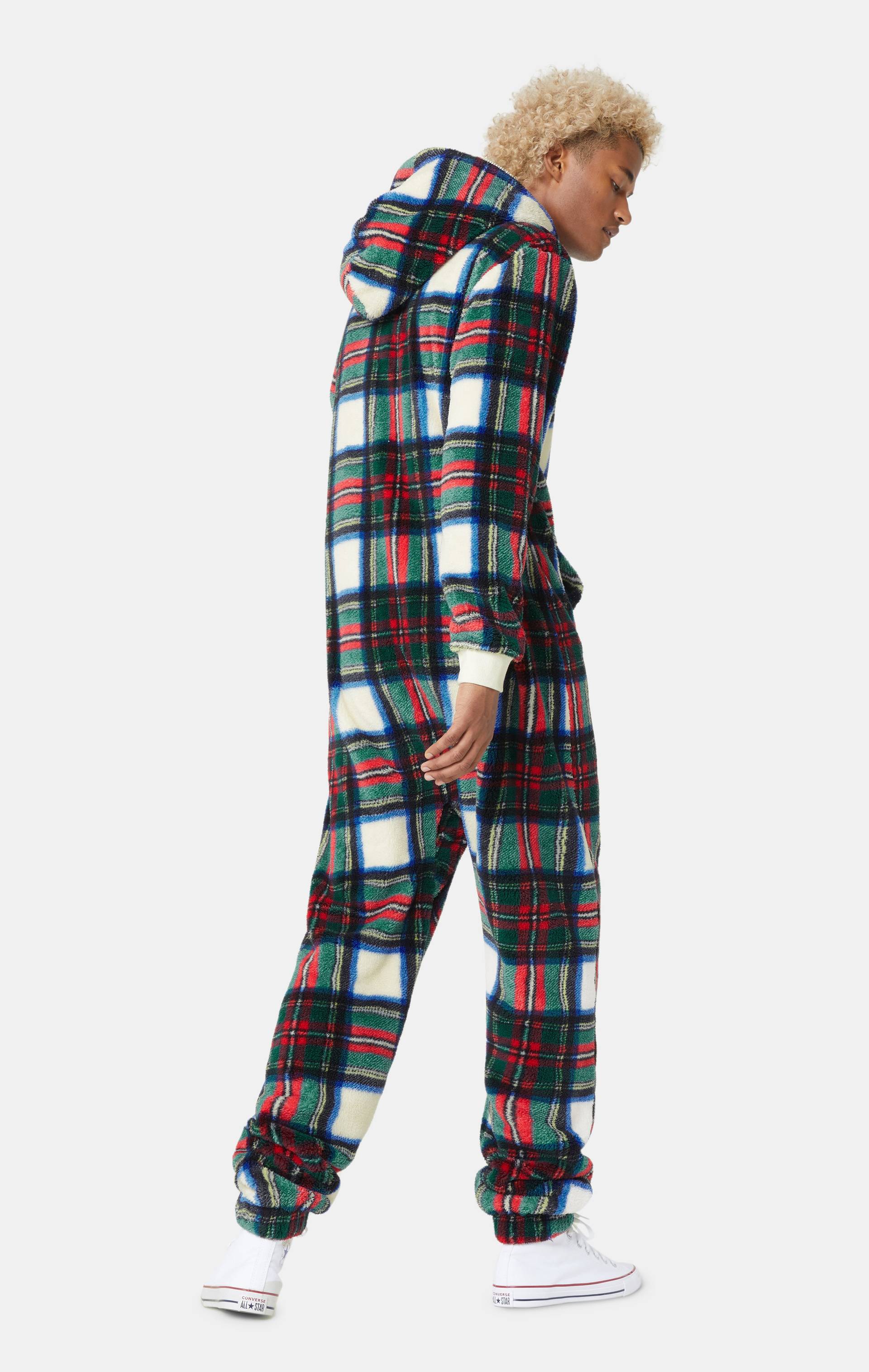 Onepiece The Puppy Jumpsuit Checkered Red - 4