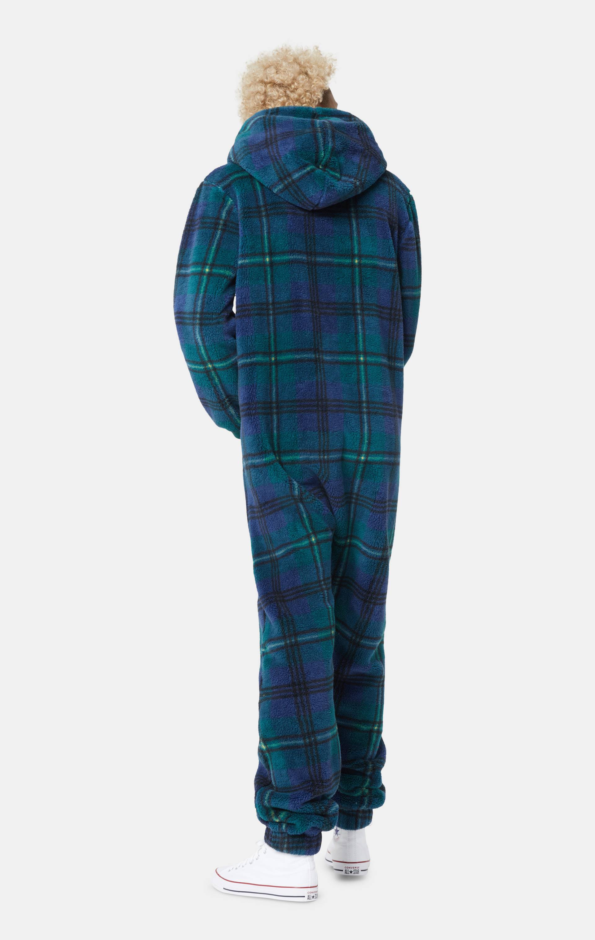 Onepiece The Puppy Jumpsuit Checkered Green - 4