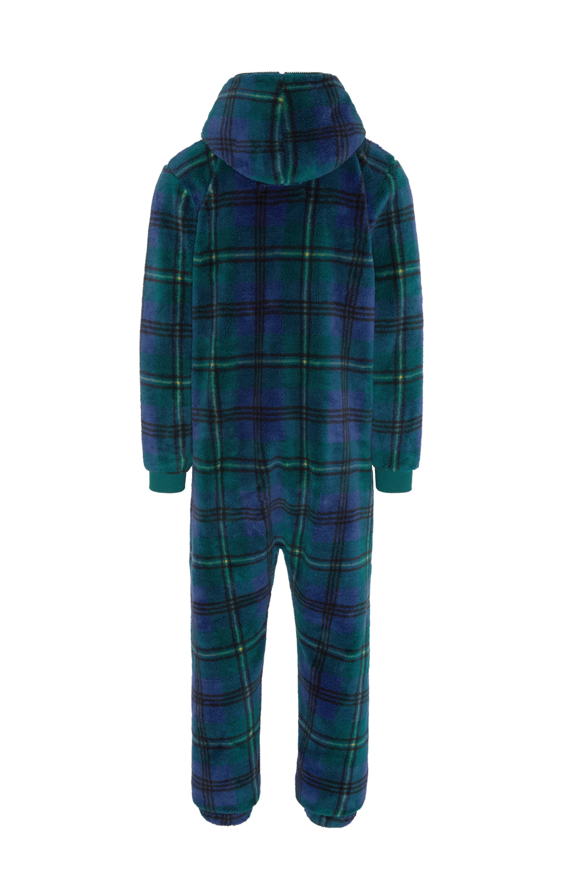Onepiece The Puppy Jumpsuit Checkered Green - 2