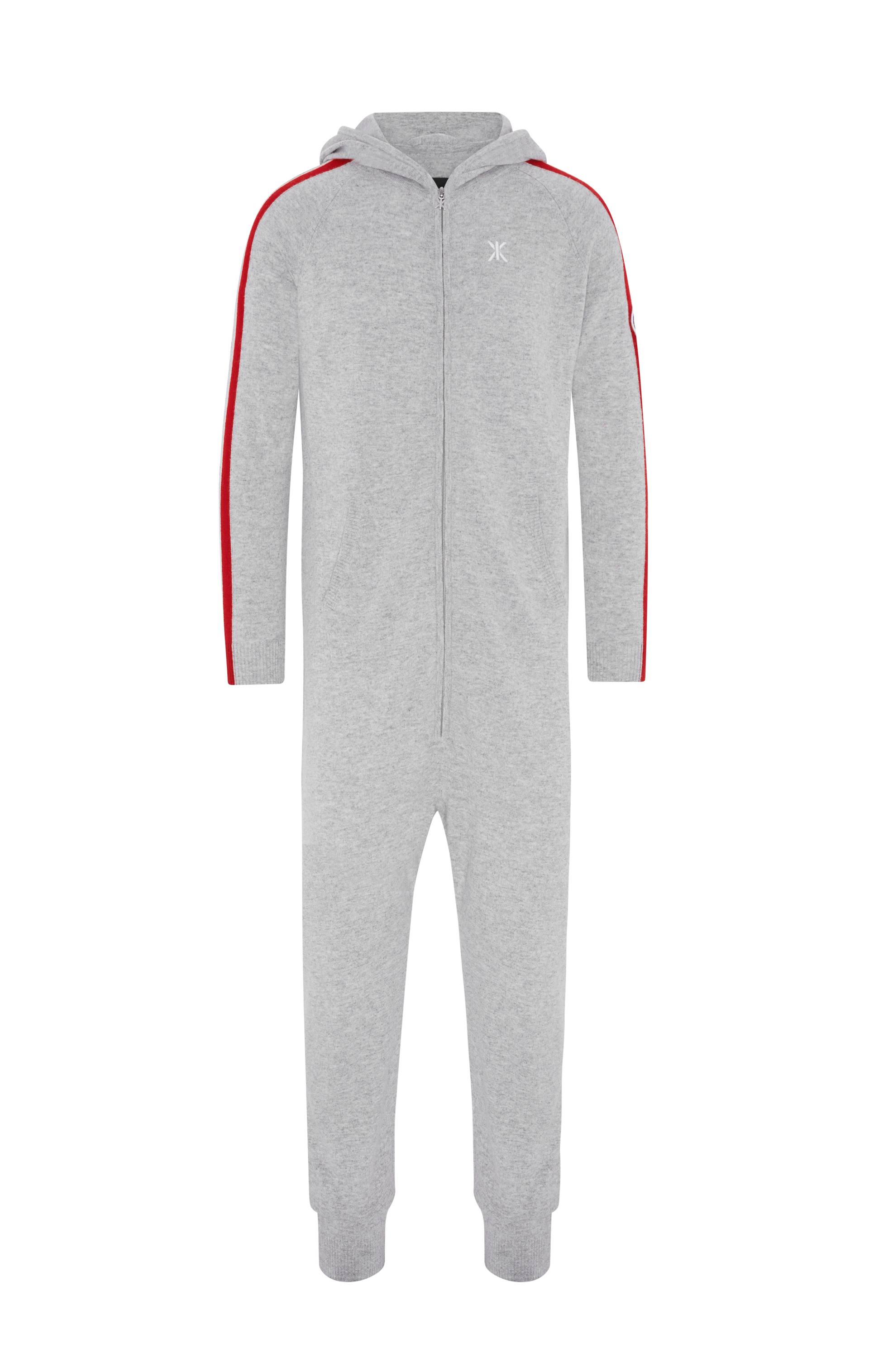 Onepiece The Cashmere Jumpsuit Light Grey Melange - 1