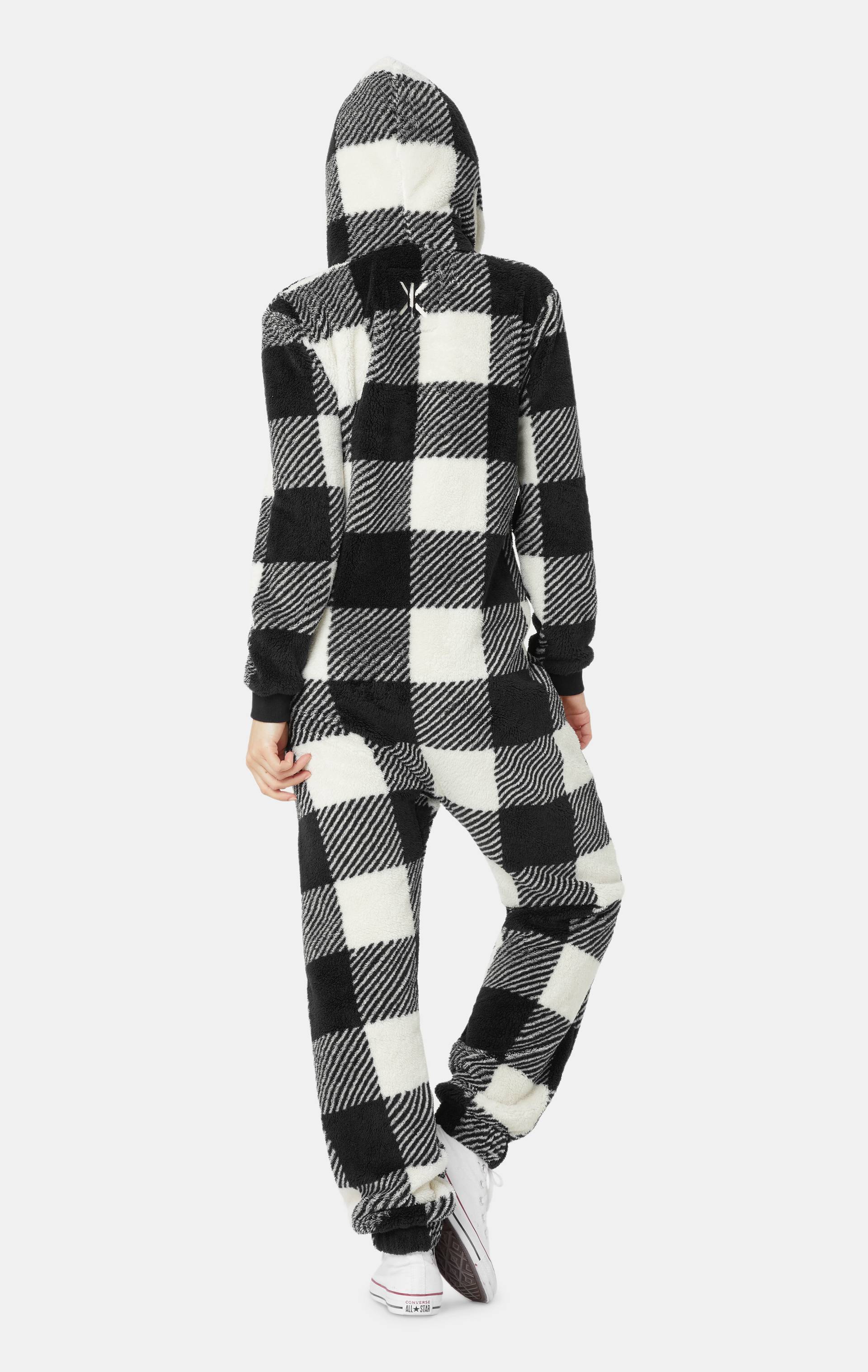Onepiece The Puppy Jumpsuit Checkered White - 11