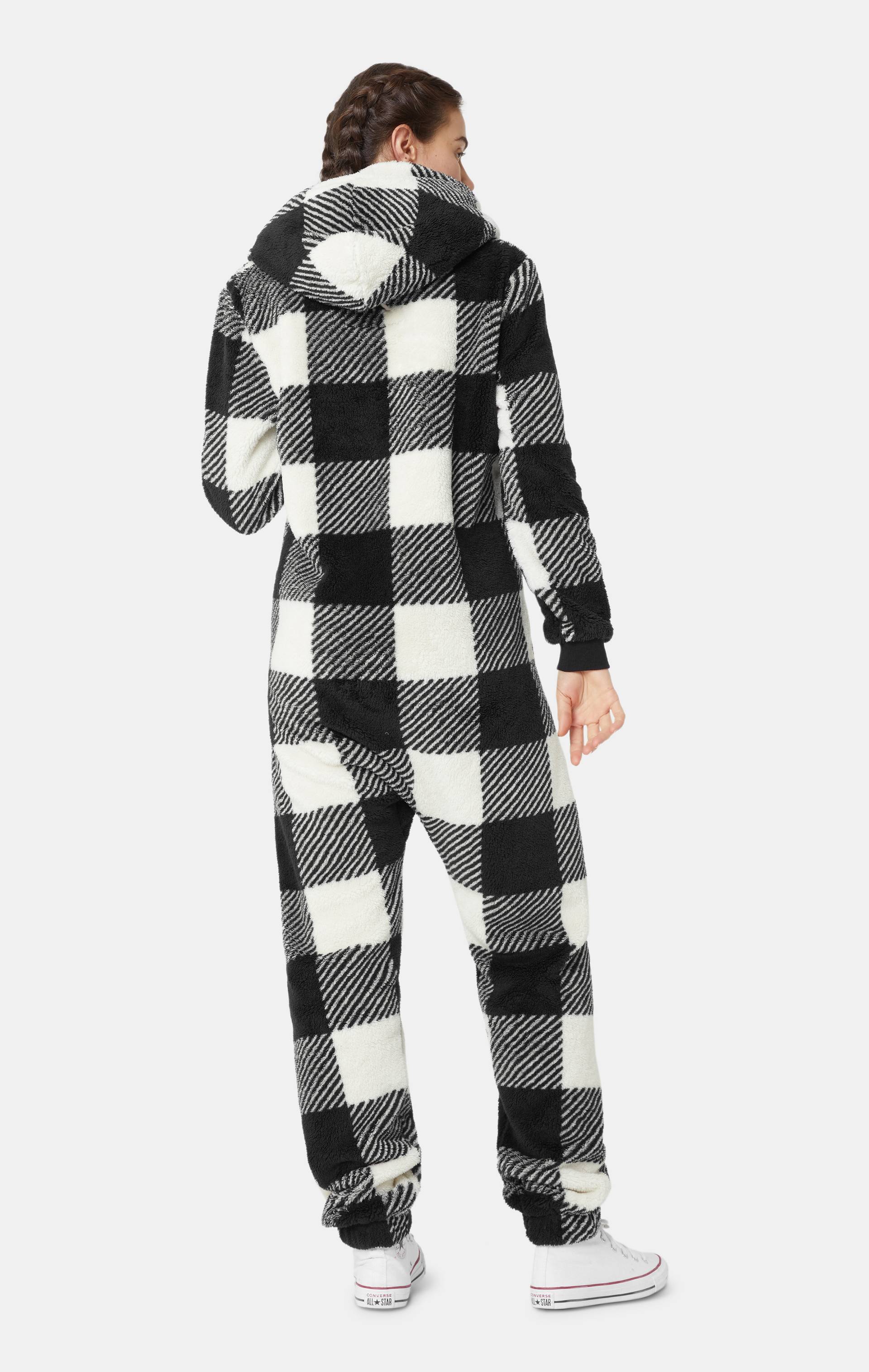 Onepiece The Puppy Jumpsuit Checkered White - 10