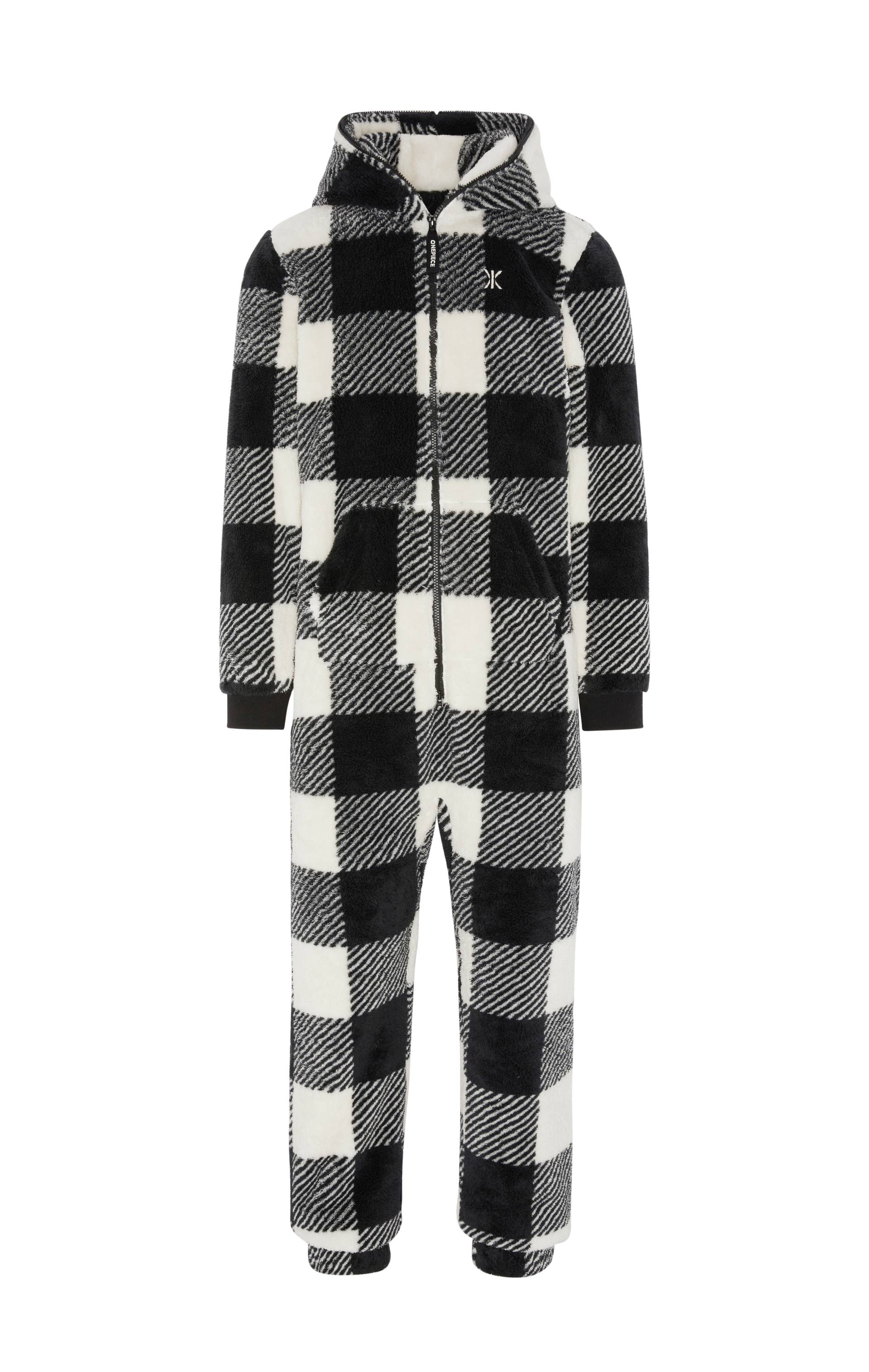 Onepiece The Puppy Jumpsuit Checkered White - 1