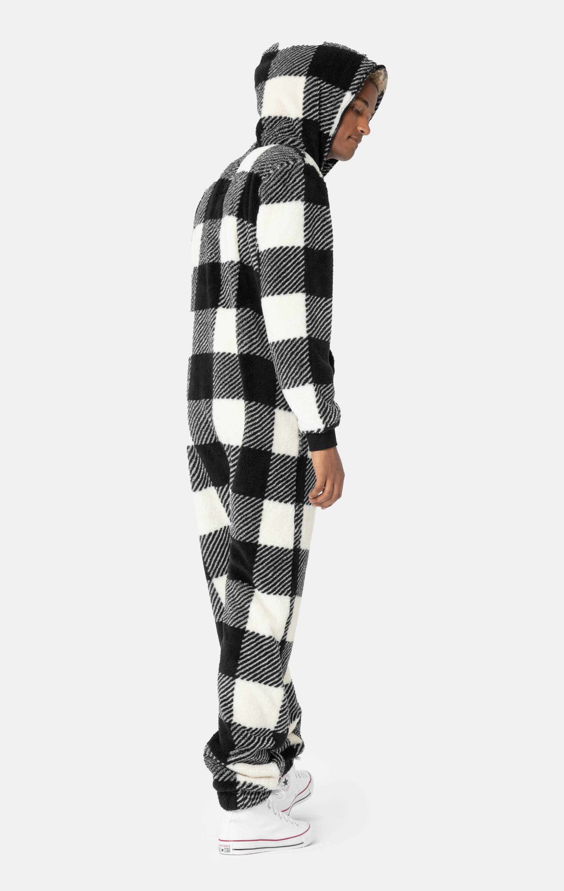 Onepiece The Puppy Jumpsuit Checkered White - 6