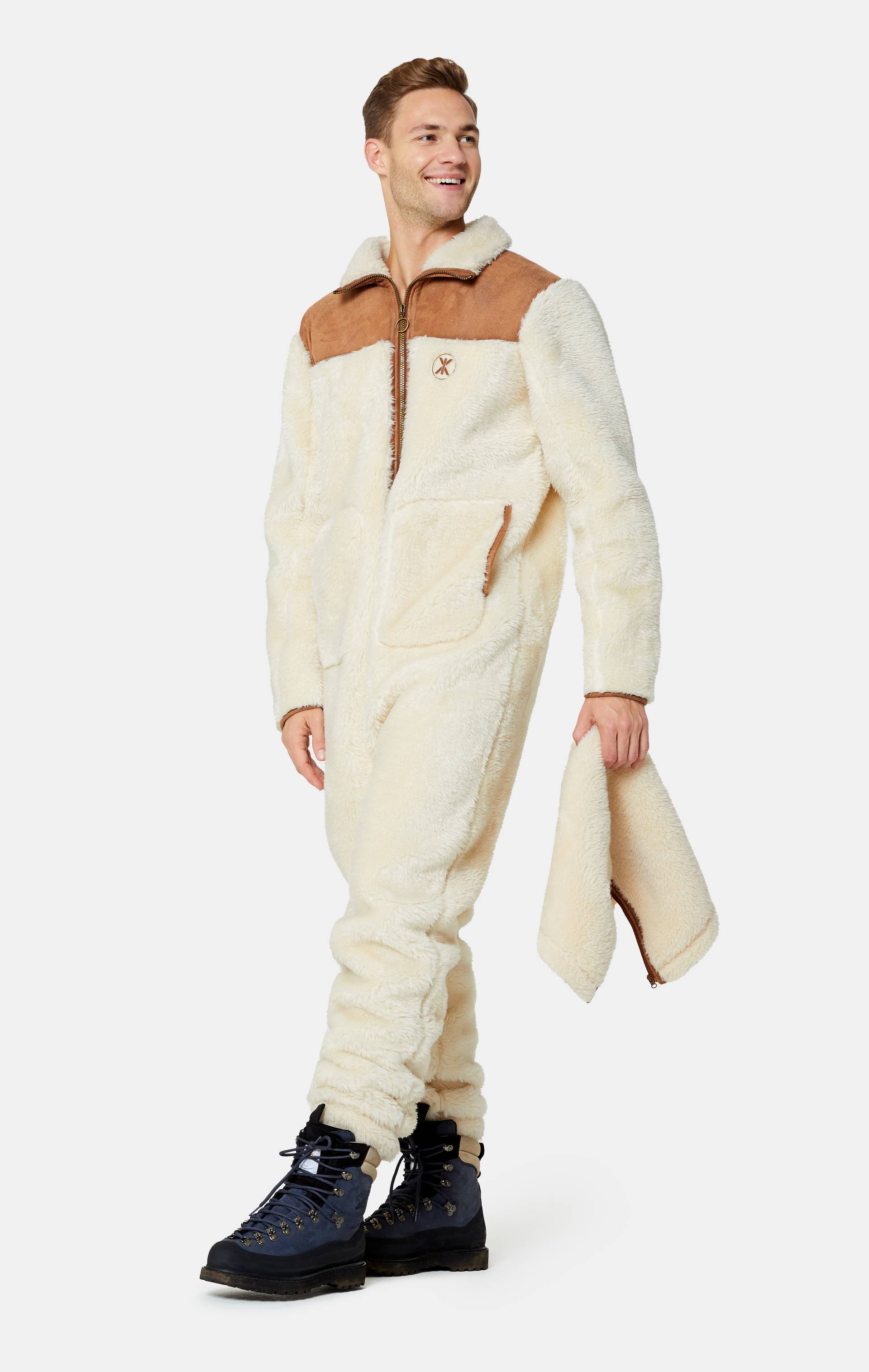 Onepiece The New Vegan Shearling Jumpsuit Off White - 3