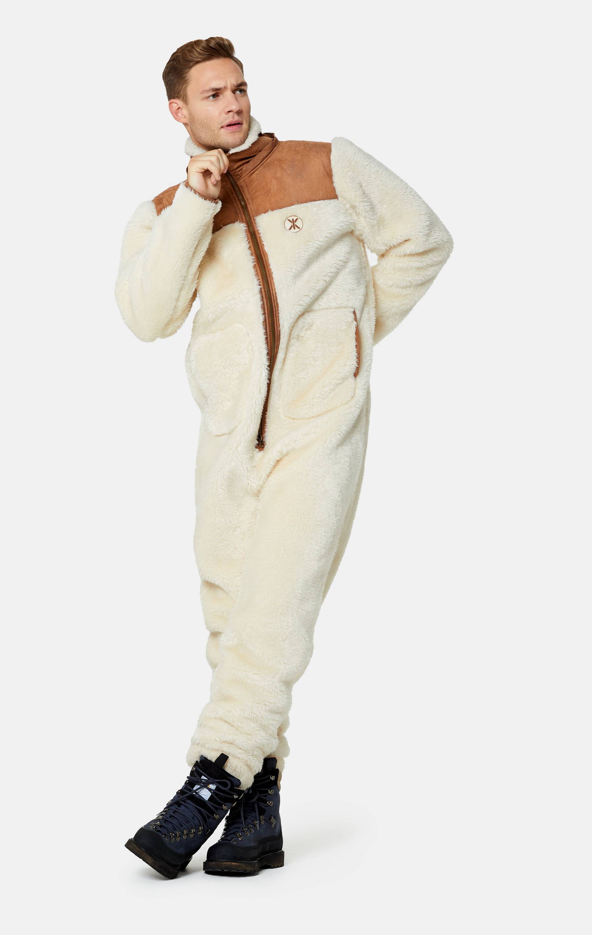 Onepiece The New Vegan Shearling Jumpsuit Off White - 2