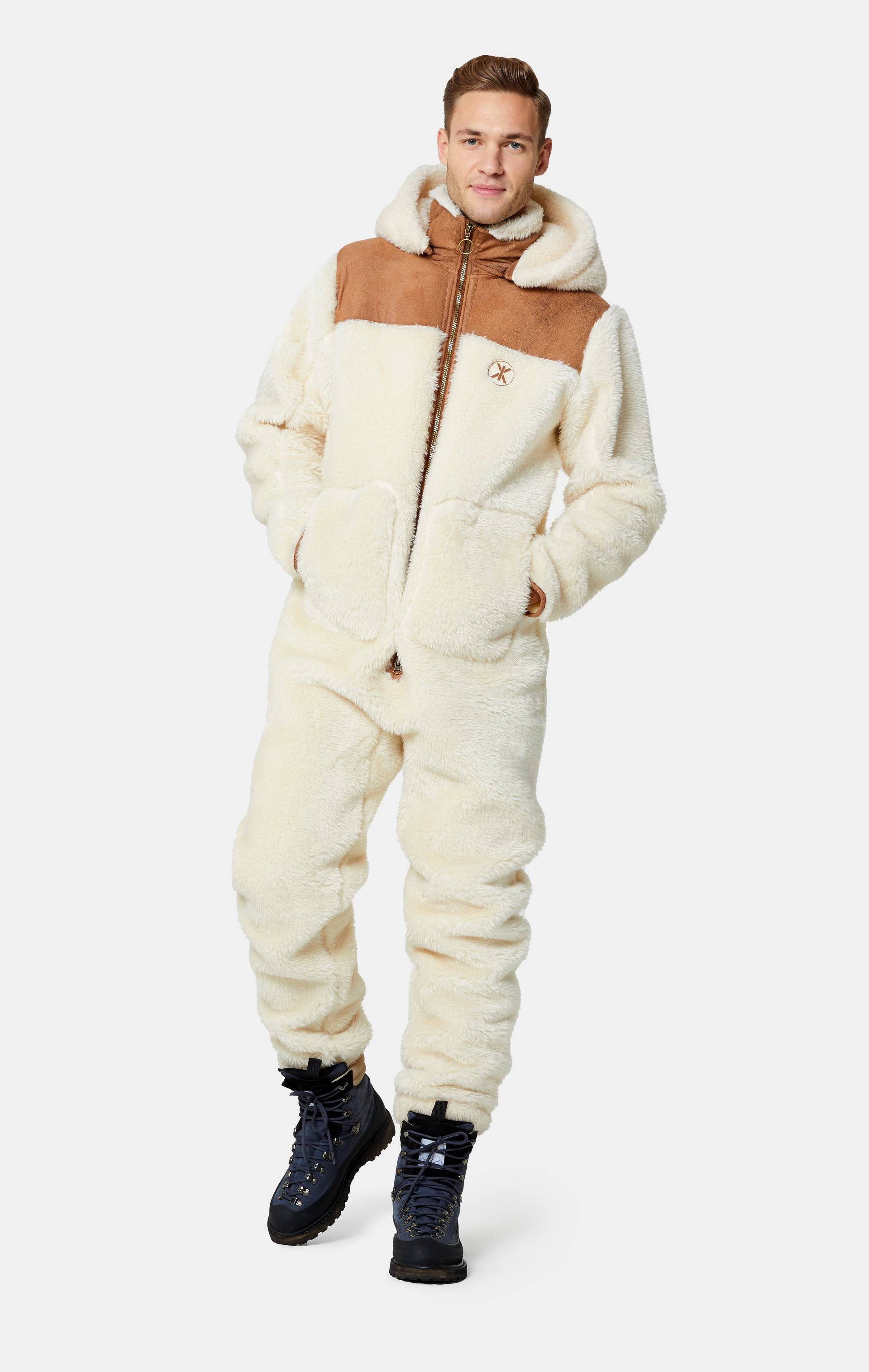 Onepiece The New Vegan Shearling Jumpsuit Off White - 4