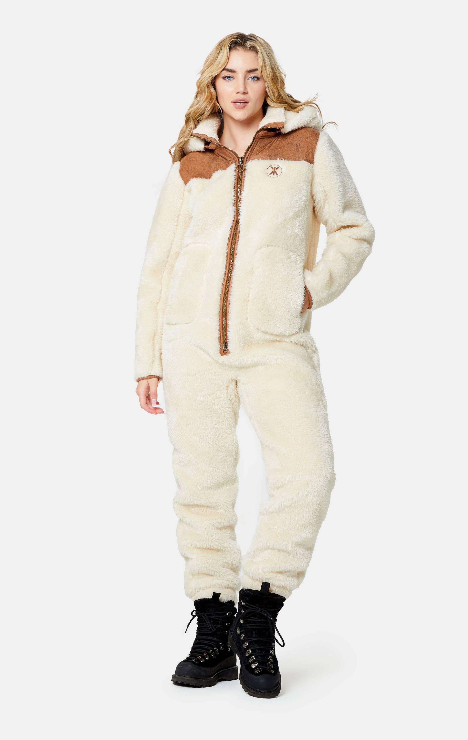 Onepiece The New Vegan Shearling Jumpsuit Off White - 10