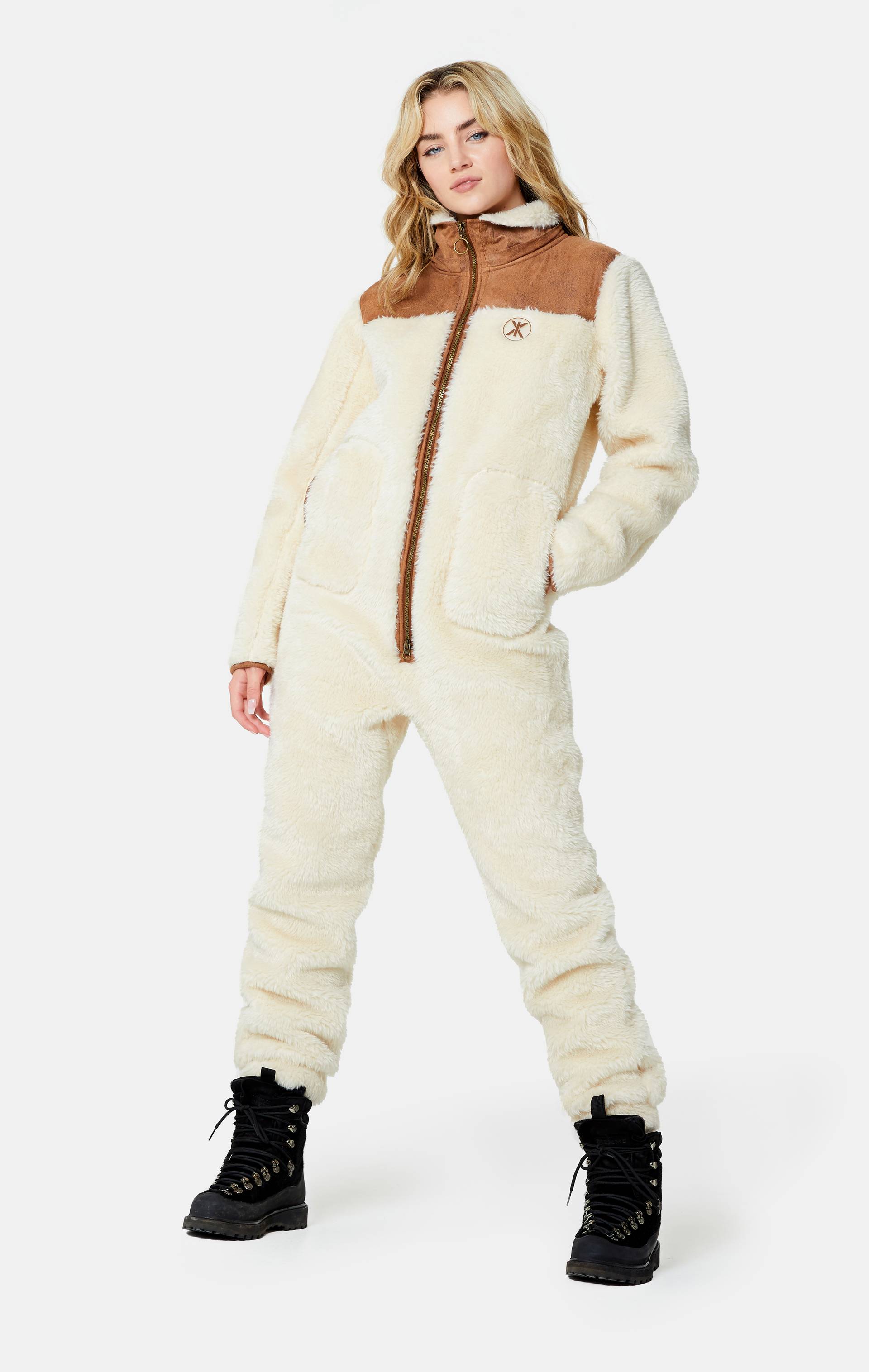 Onepiece The New Vegan Shearling Jumpsuit Off White - 9