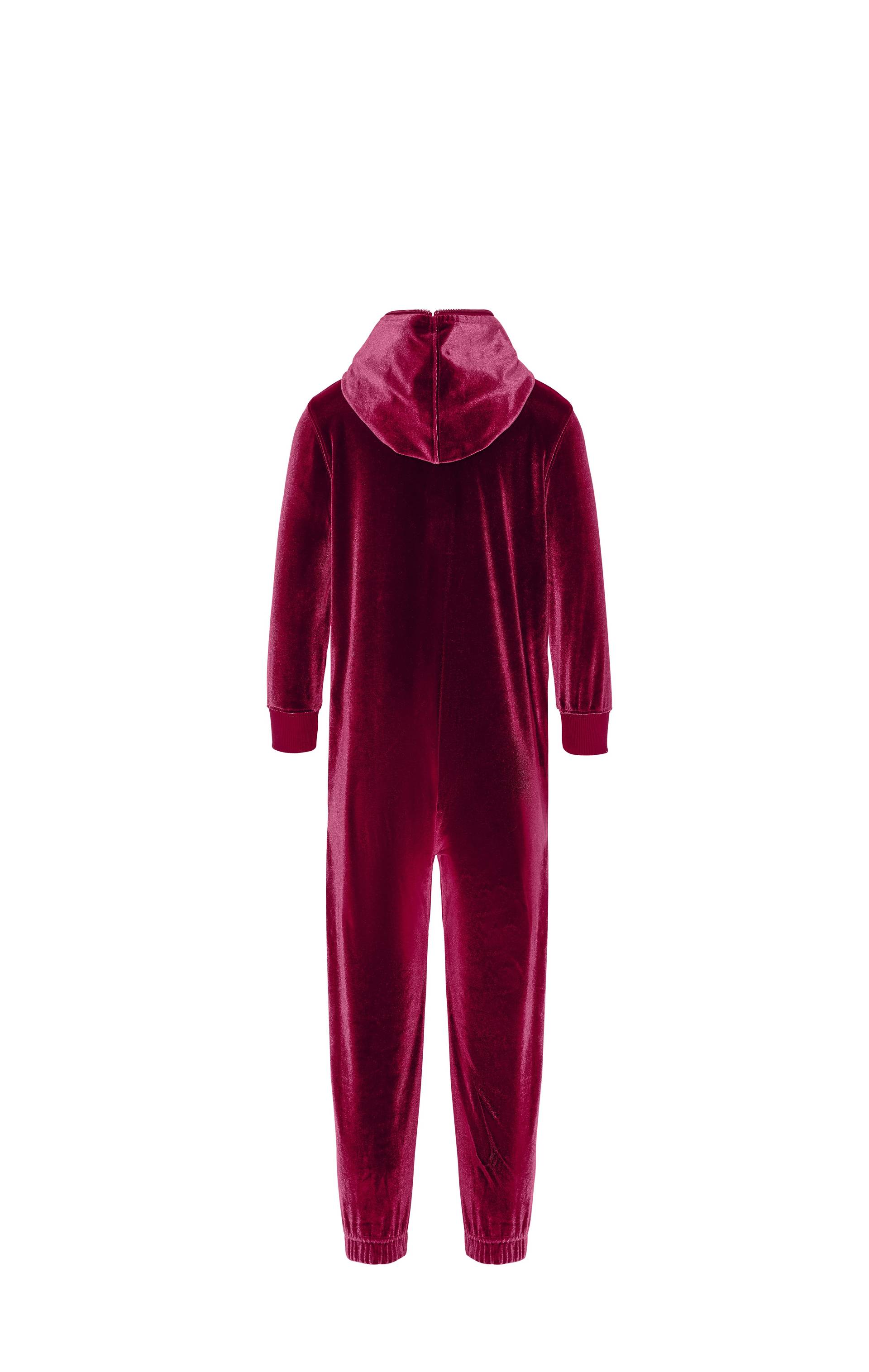 Onepiece Original Velour Kids Jumpsuit Red - 4