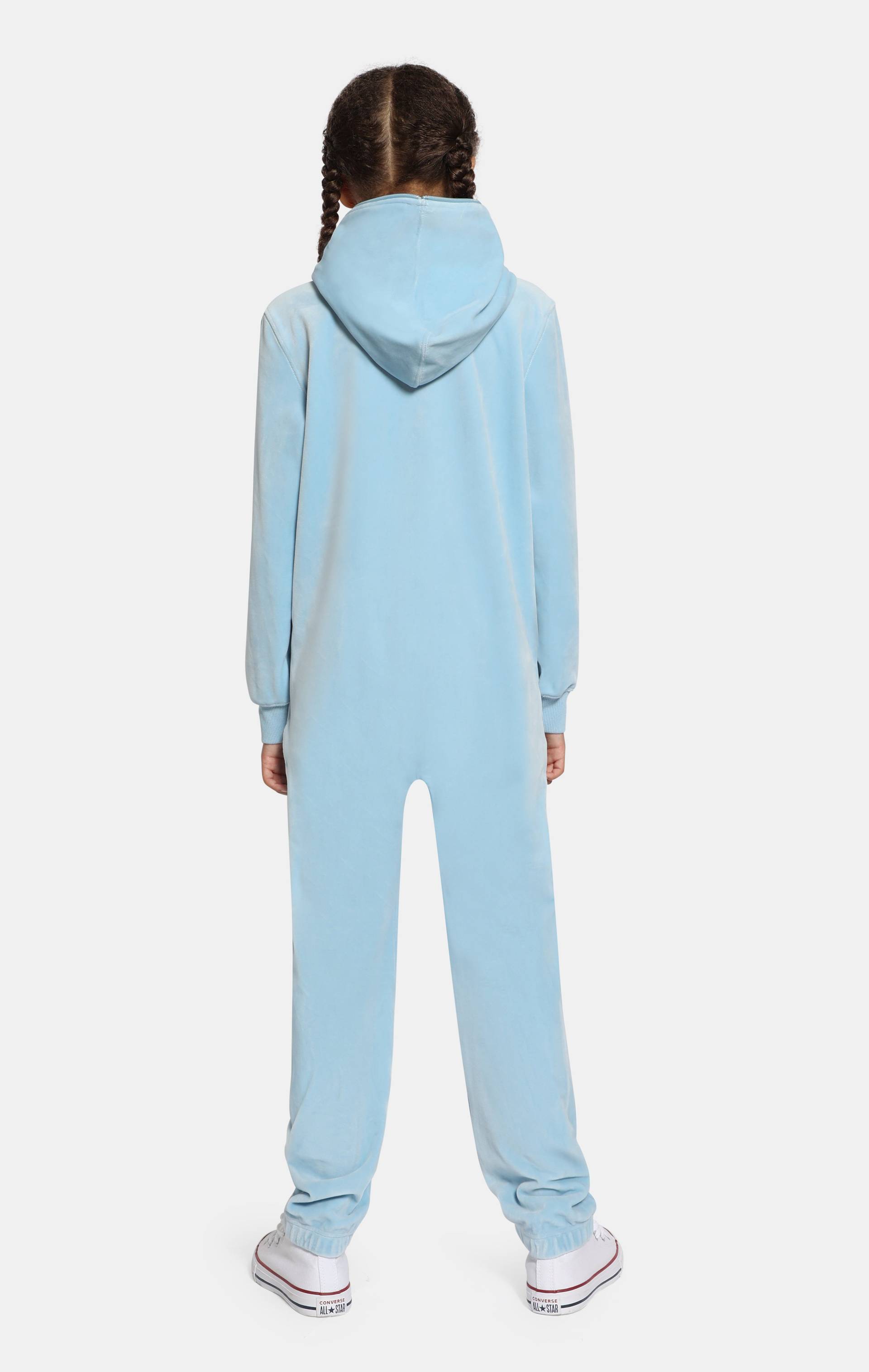 Onepiece Original Velvet Kids Jumpsuit Light Blue - 3