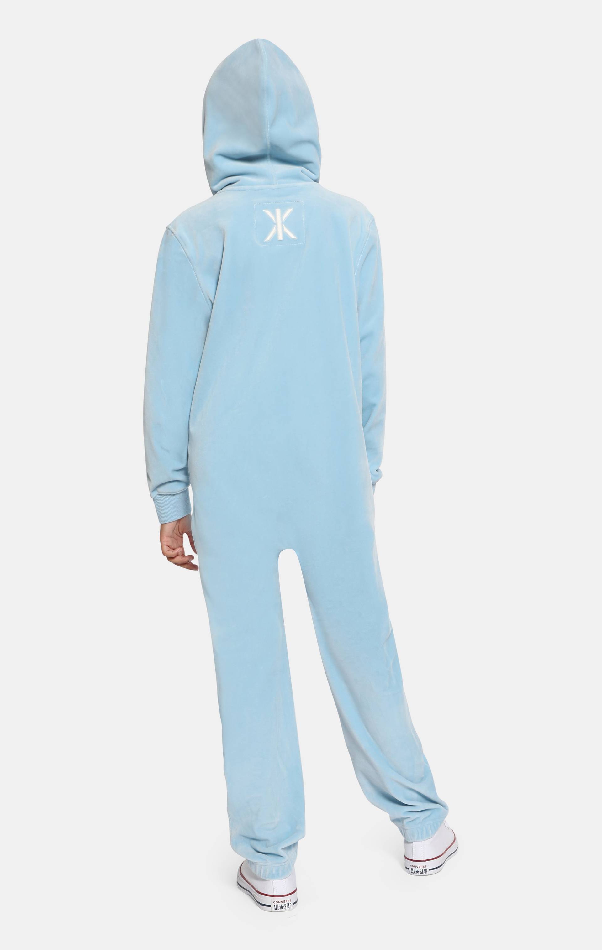 Onepiece Original Velvet Kids Jumpsuit Light Blue - 5