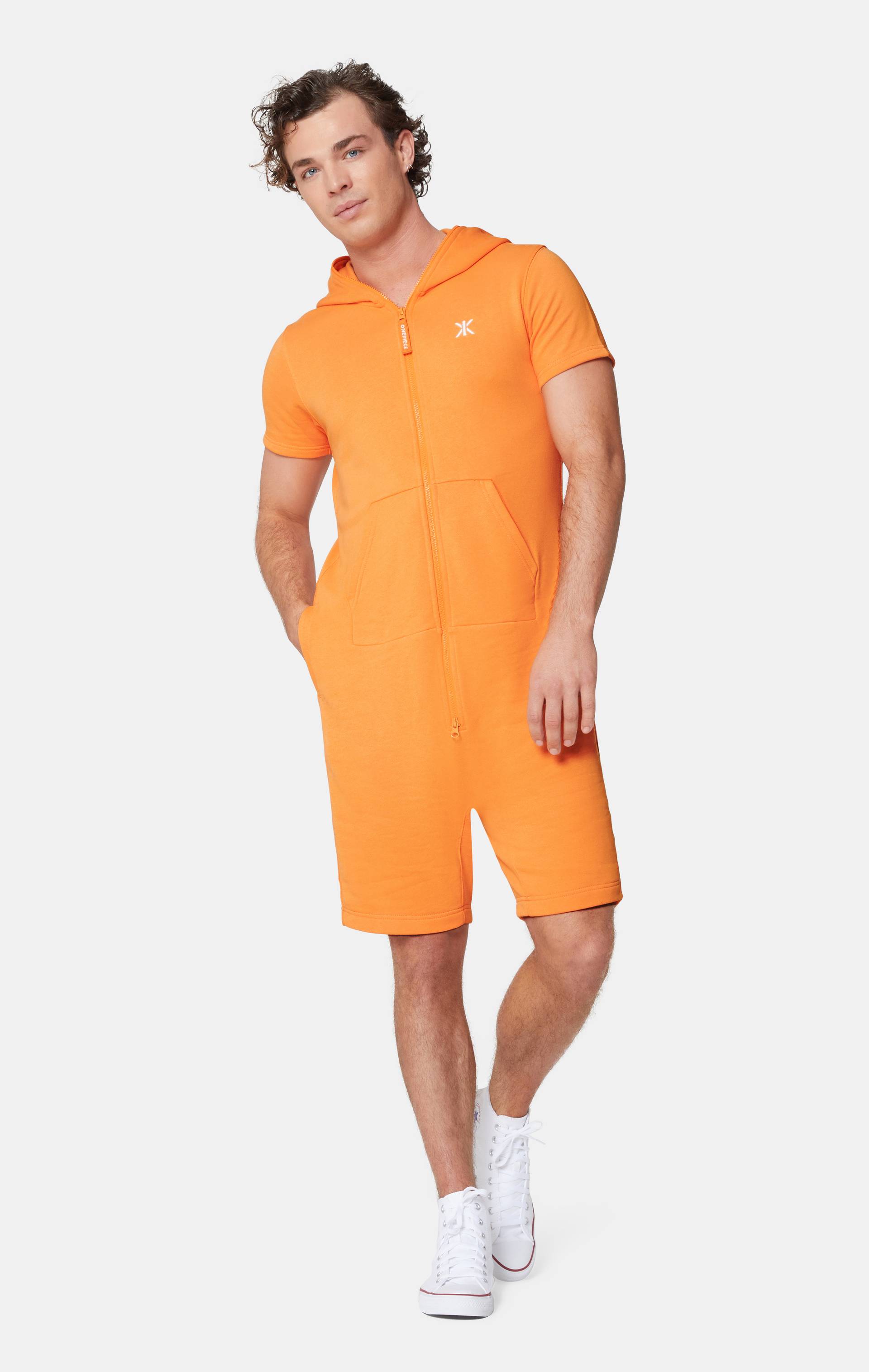 Onepiece Original Short Jumpsuit Orange - 2