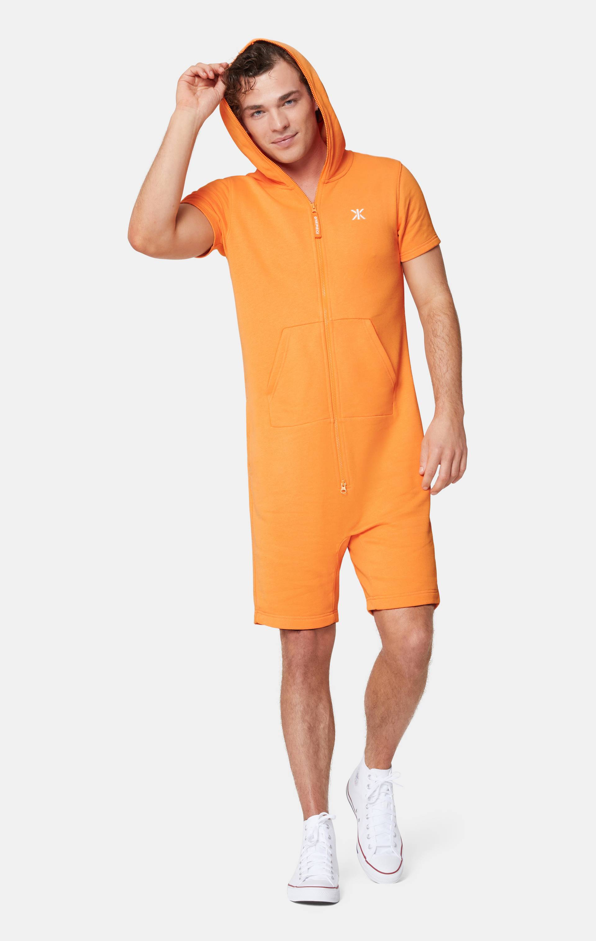 Onepiece Original Short Jumpsuit Orange - 4