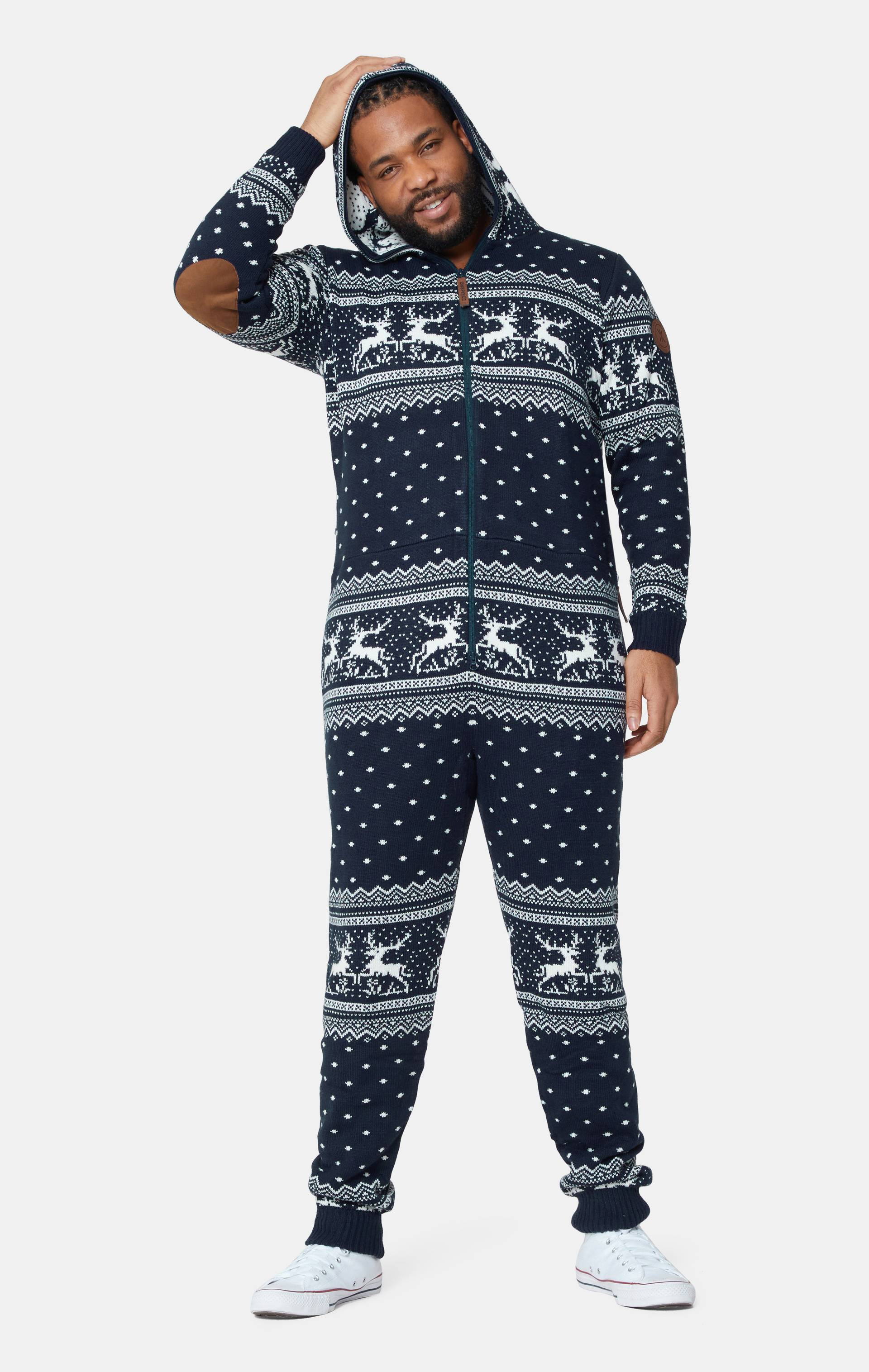 Onepiece Holidays Are Coming Onesie Jumpsuit Navy - 8
