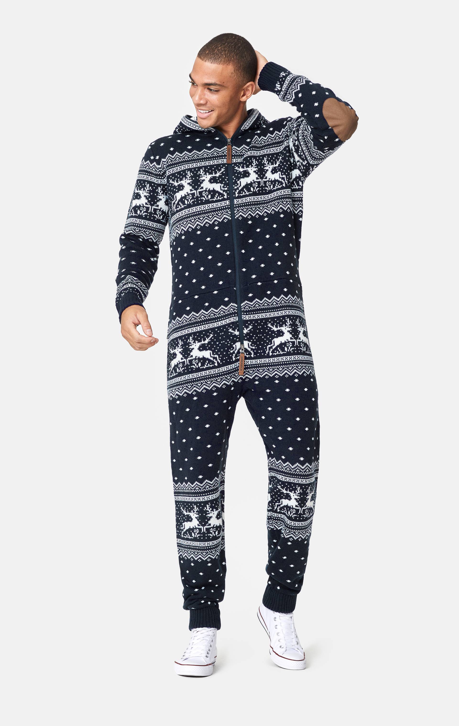 Onepiece Holidays Are Coming Onesie Jumpsuit Navy - 2