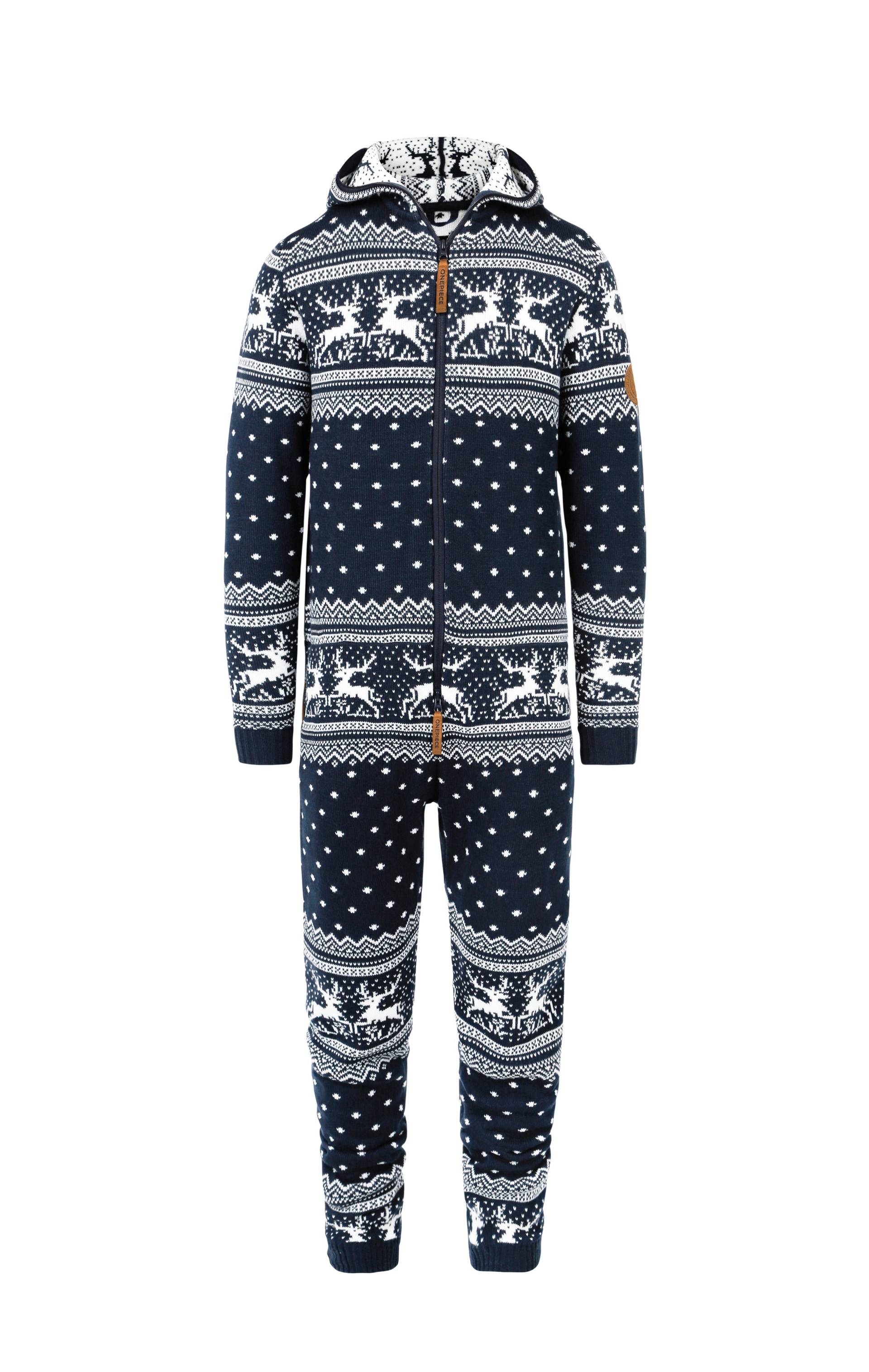 Onepiece Holidays Are Coming Onesie Jumpsuit Navy - 1
