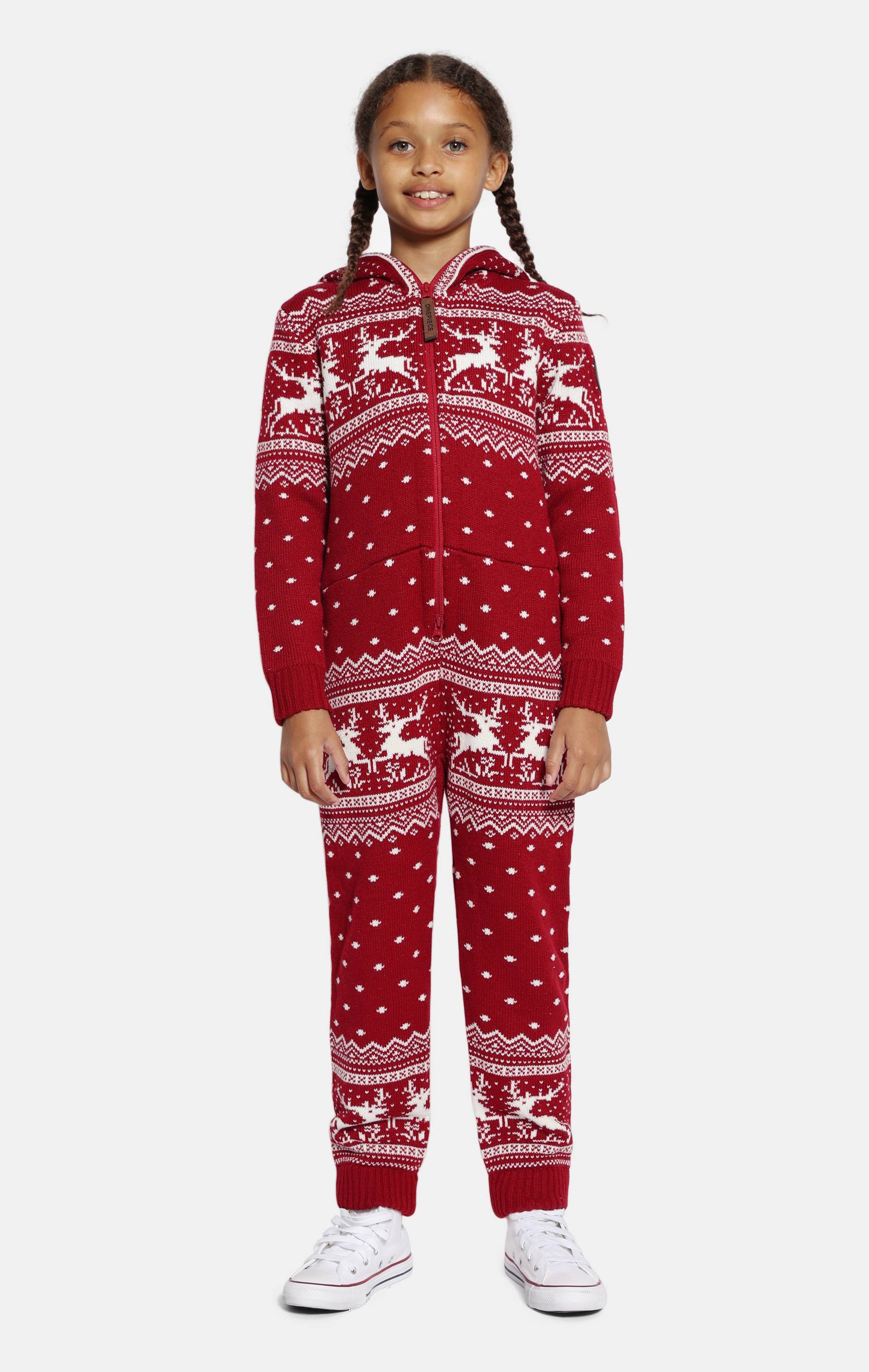 Onepiece Holidays Are Coming KIDS Onesie Jumpsuit Red - 4