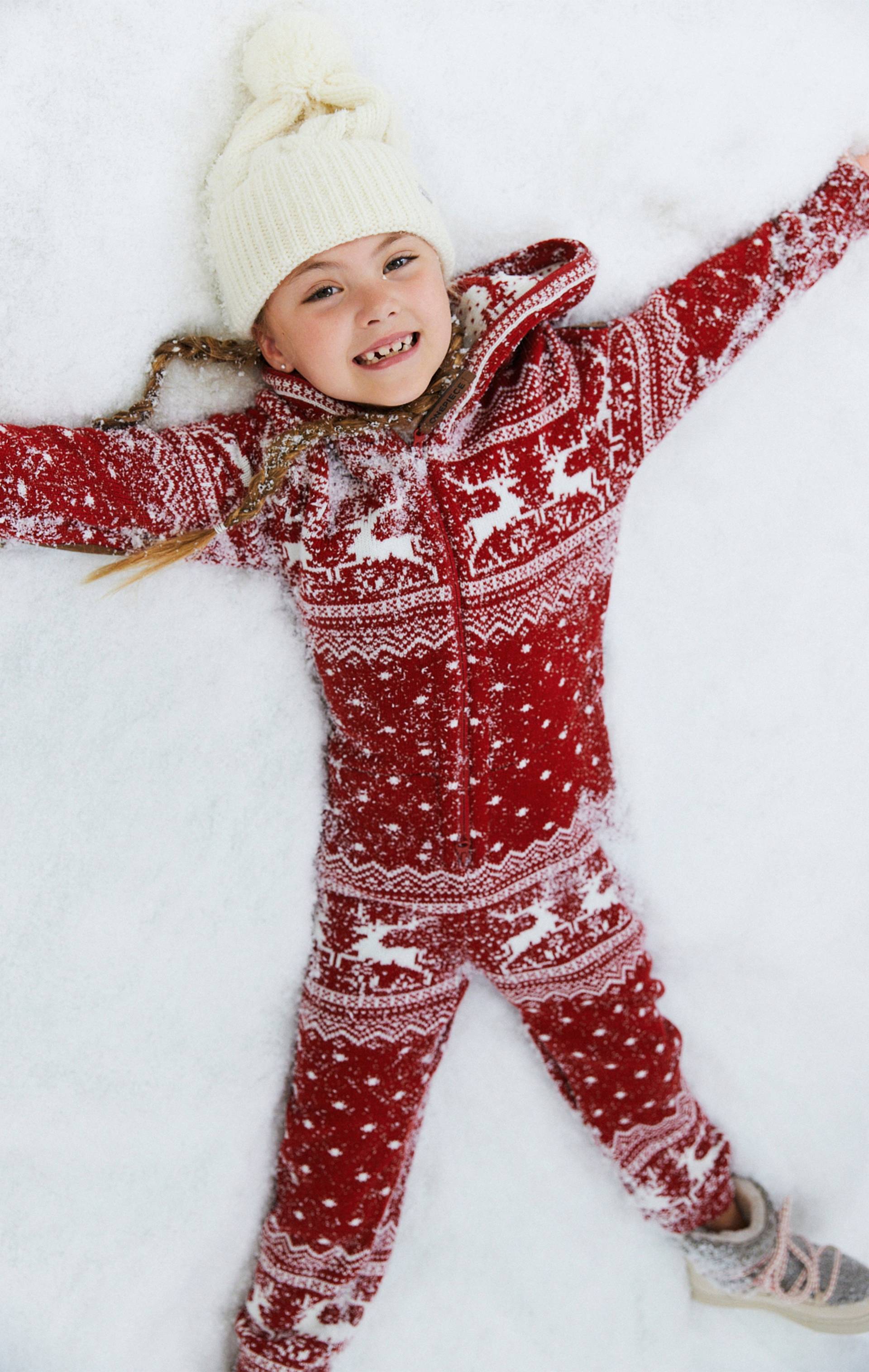 Onepiece Holidays Are Coming KIDS Onesie Jumpsuit Red - 8