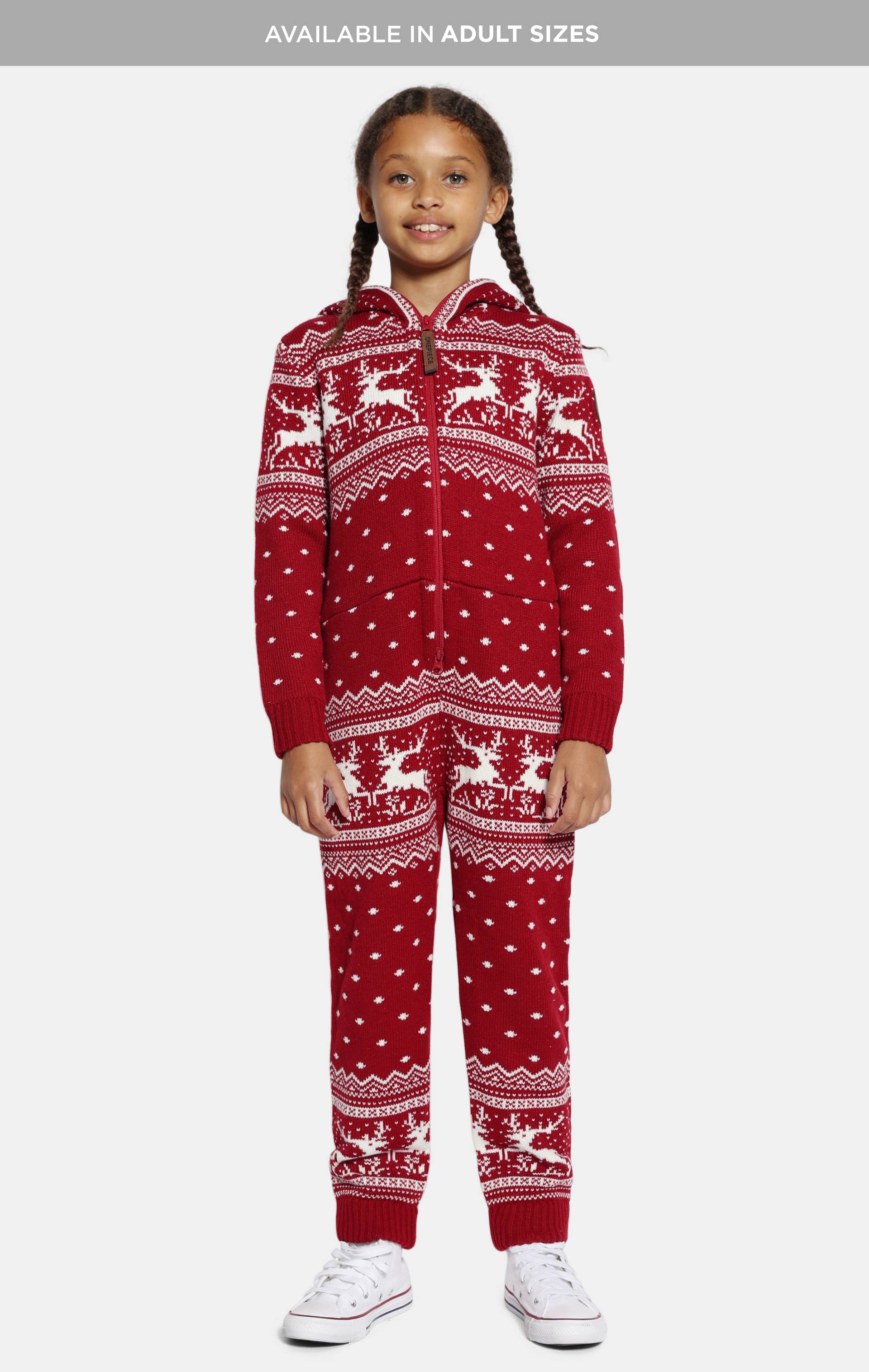 Onepiece Holidays Are Coming KIDS Onesie Jumpsuit Red - 1