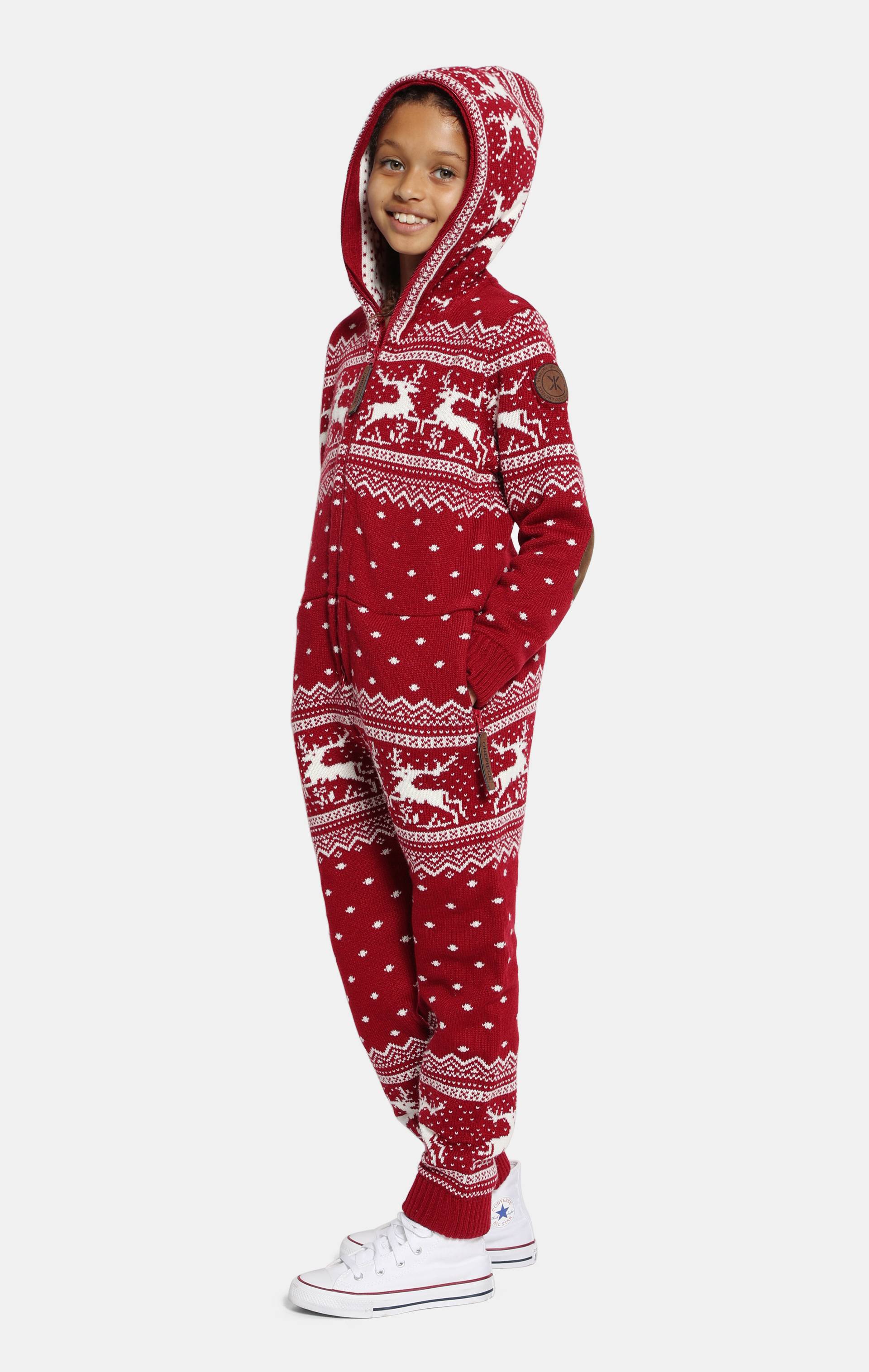 Onepiece Holidays Are Coming KIDS Onesie Jumpsuit Red - 3