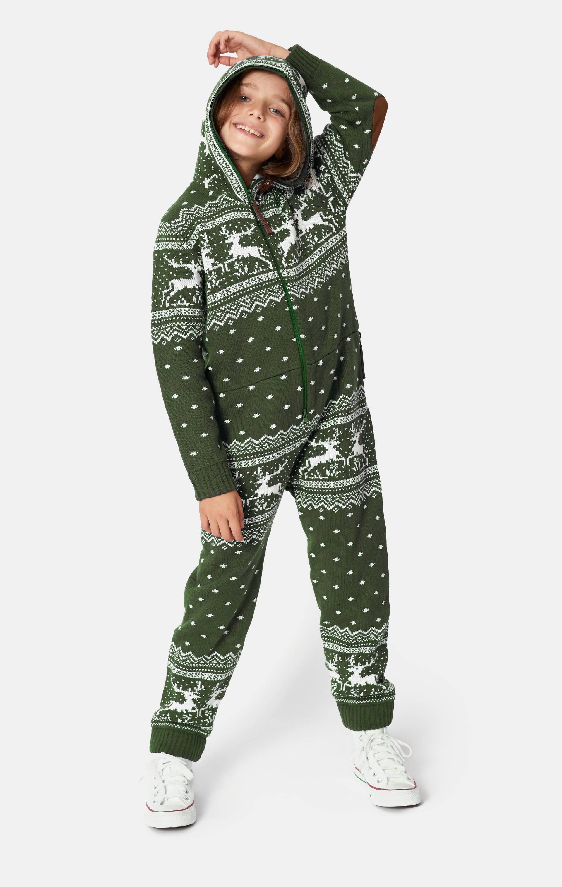 Onepiece Holidays Are Coming KIDS Onesie Jumpsuit Green - 4
