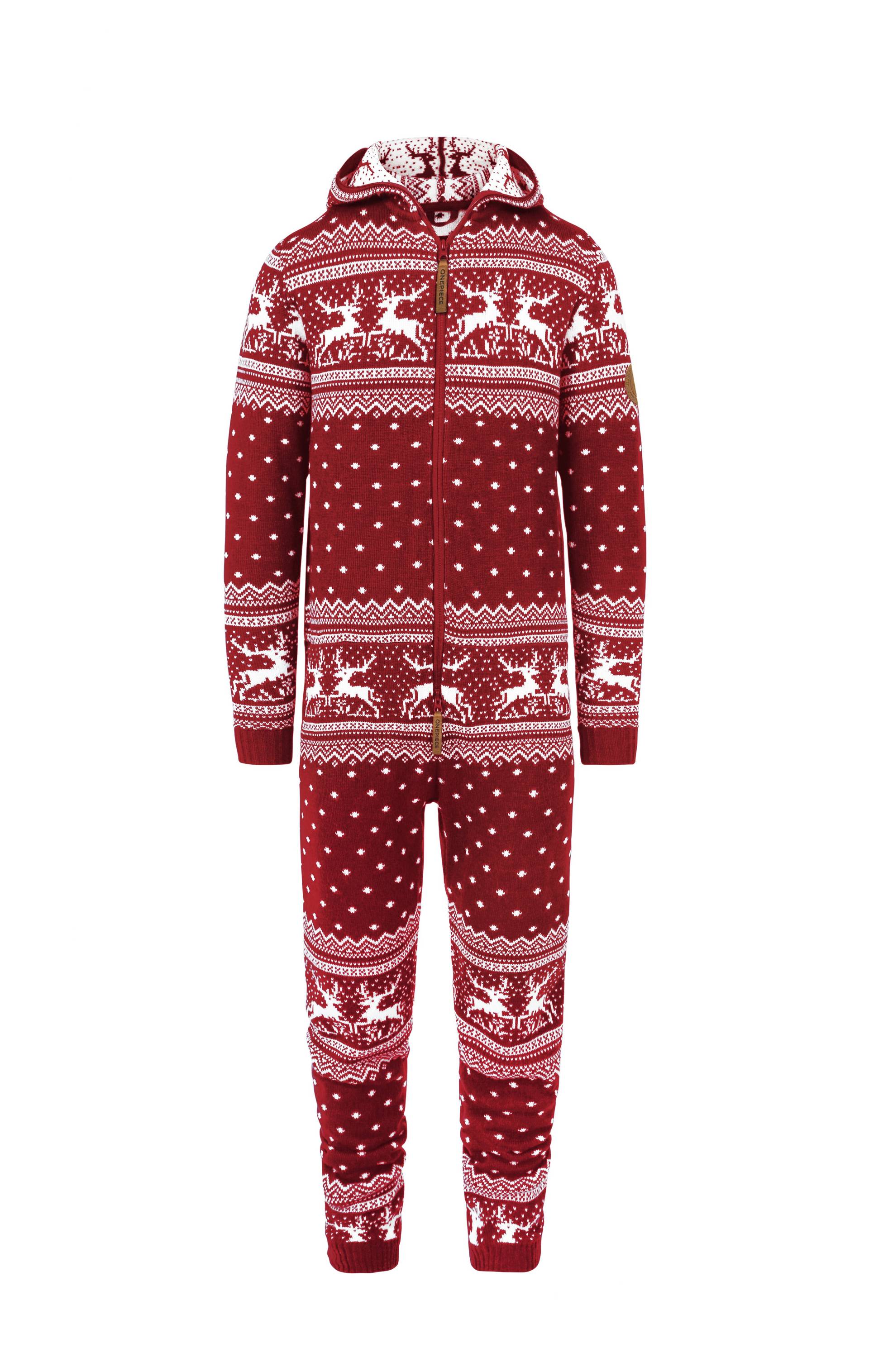 Red best sale christmas onesie