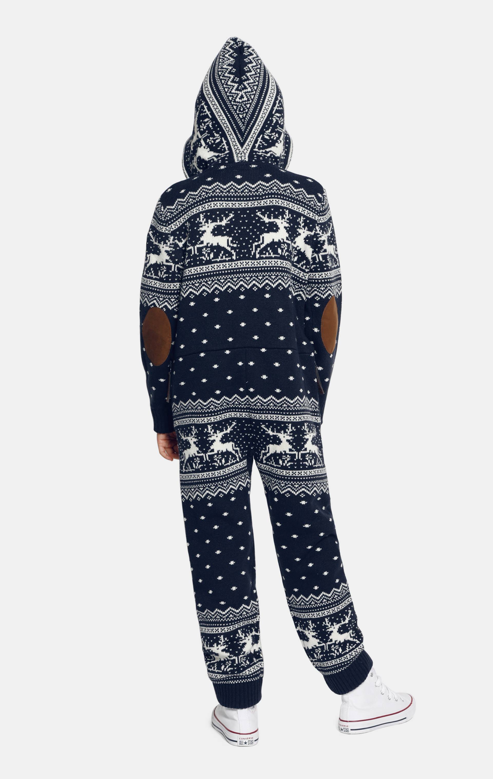 Onepiece Holidays Are Coming KIDS Onesie Jumpsuit Navy - 4