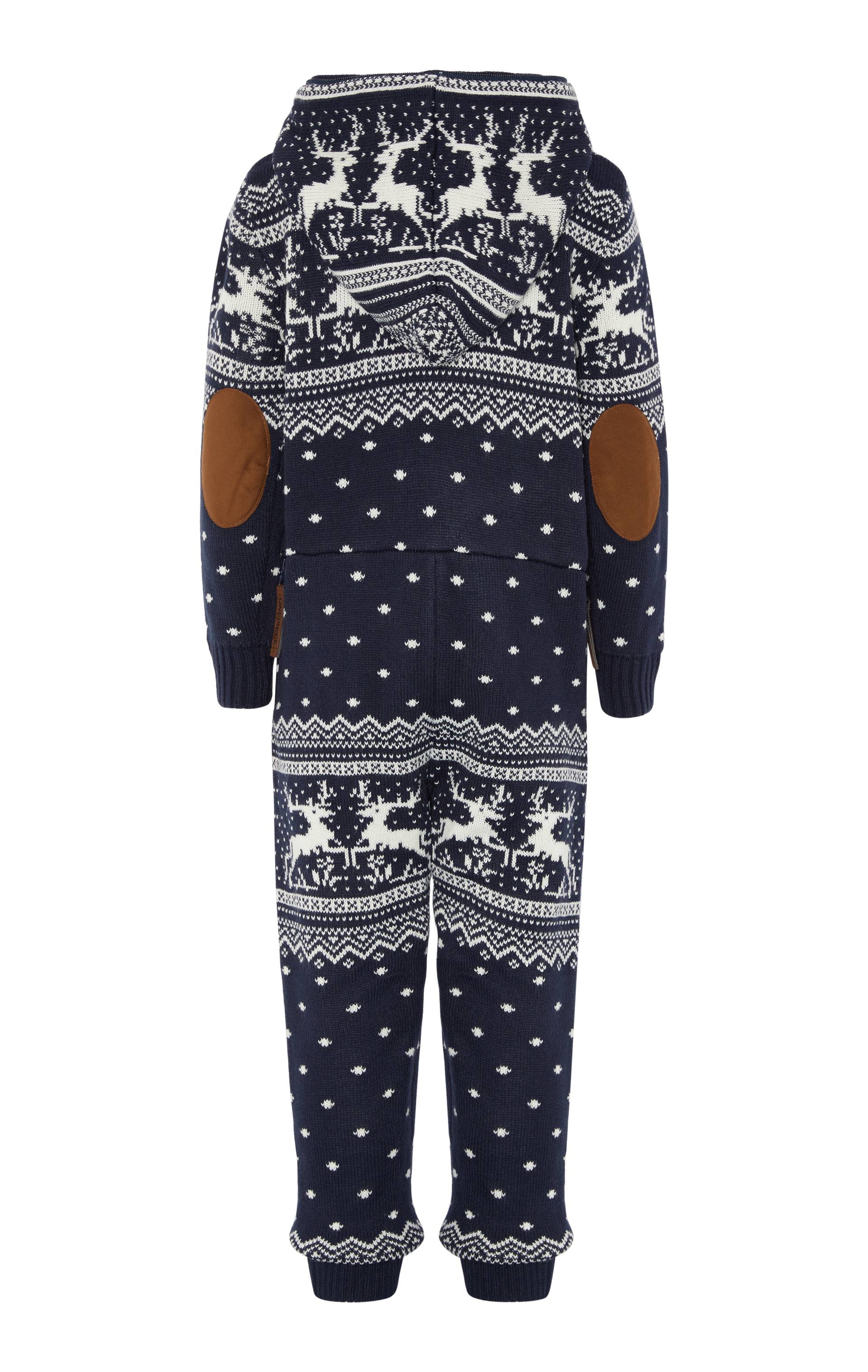 Onepiece Holidays Are Coming KIDS Onesie Jumpsuit Navy - 6