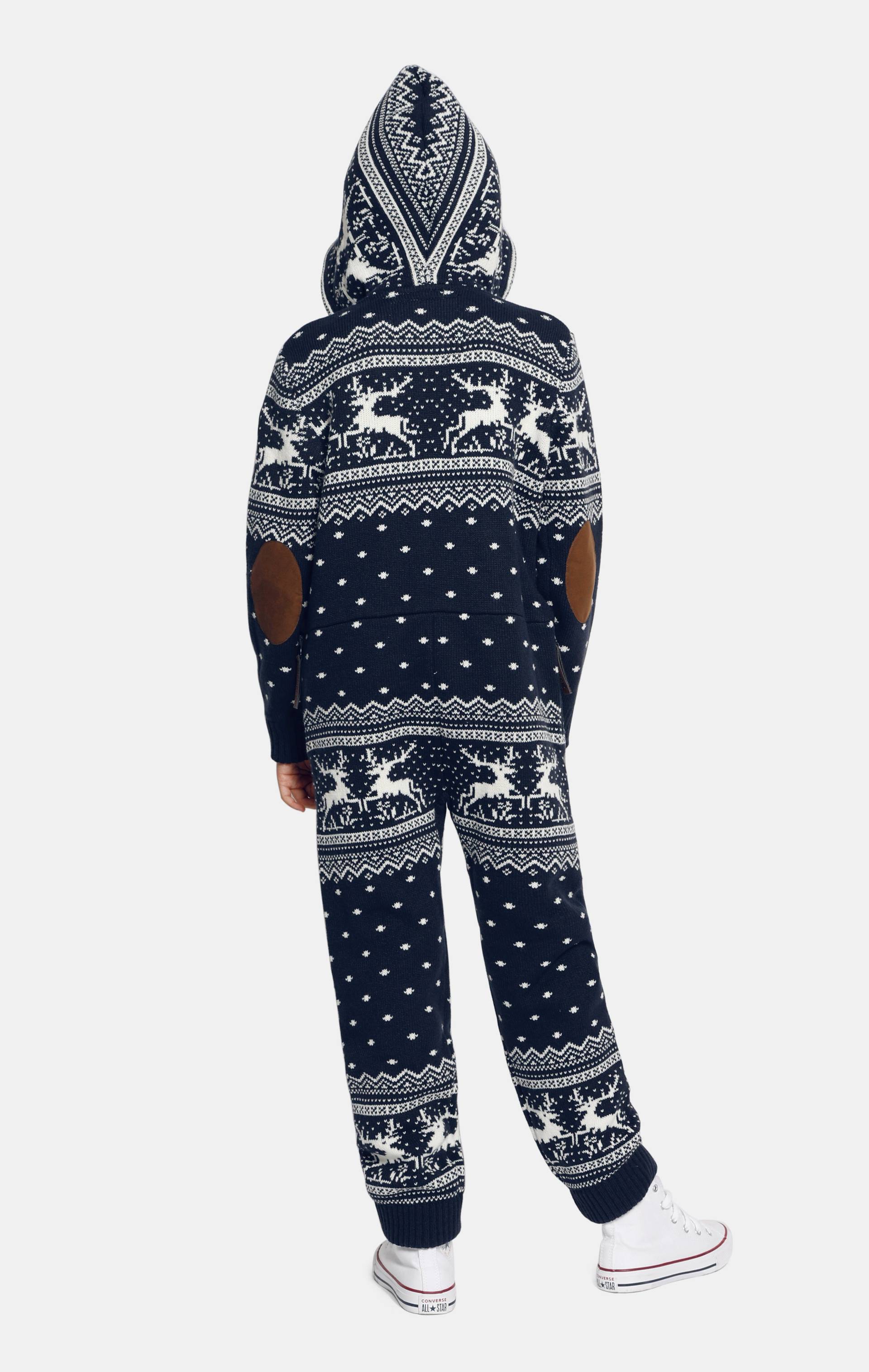 Onepiece Holidays Are Coming KIDS Onesie Jumpsuit Navy - 3