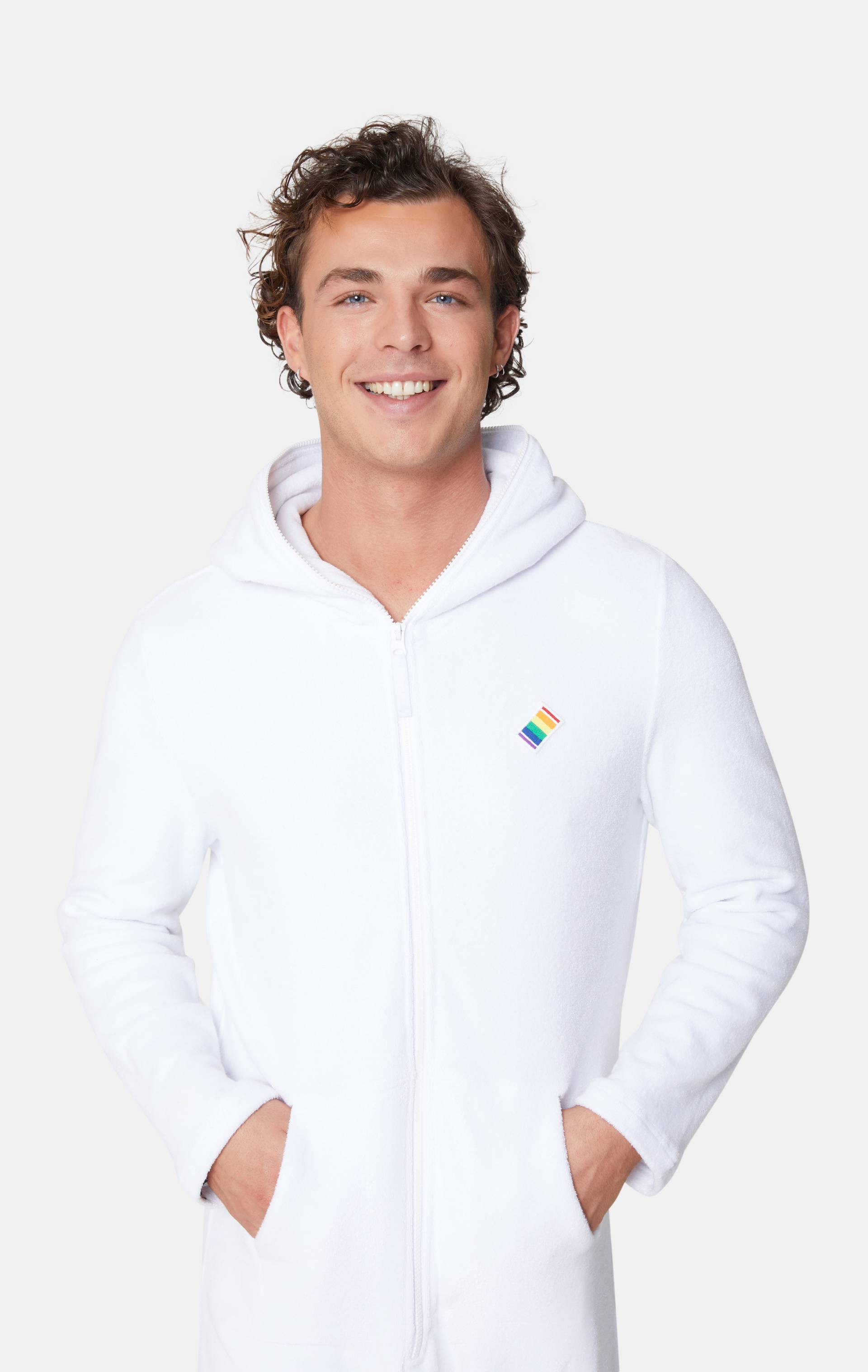 Towel Club Towel Club Pride Jumpsuit White - 8