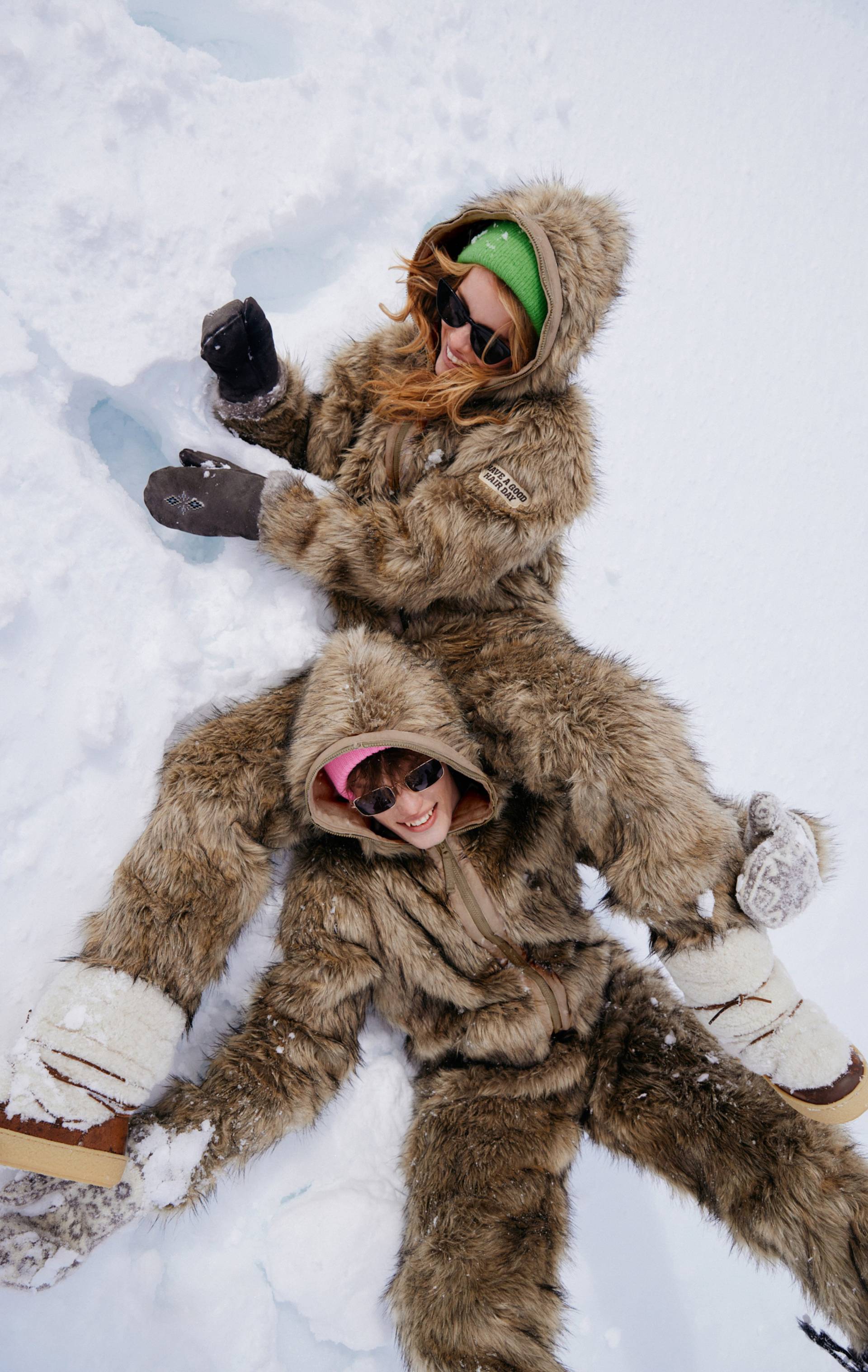 Furry jumpsuit online