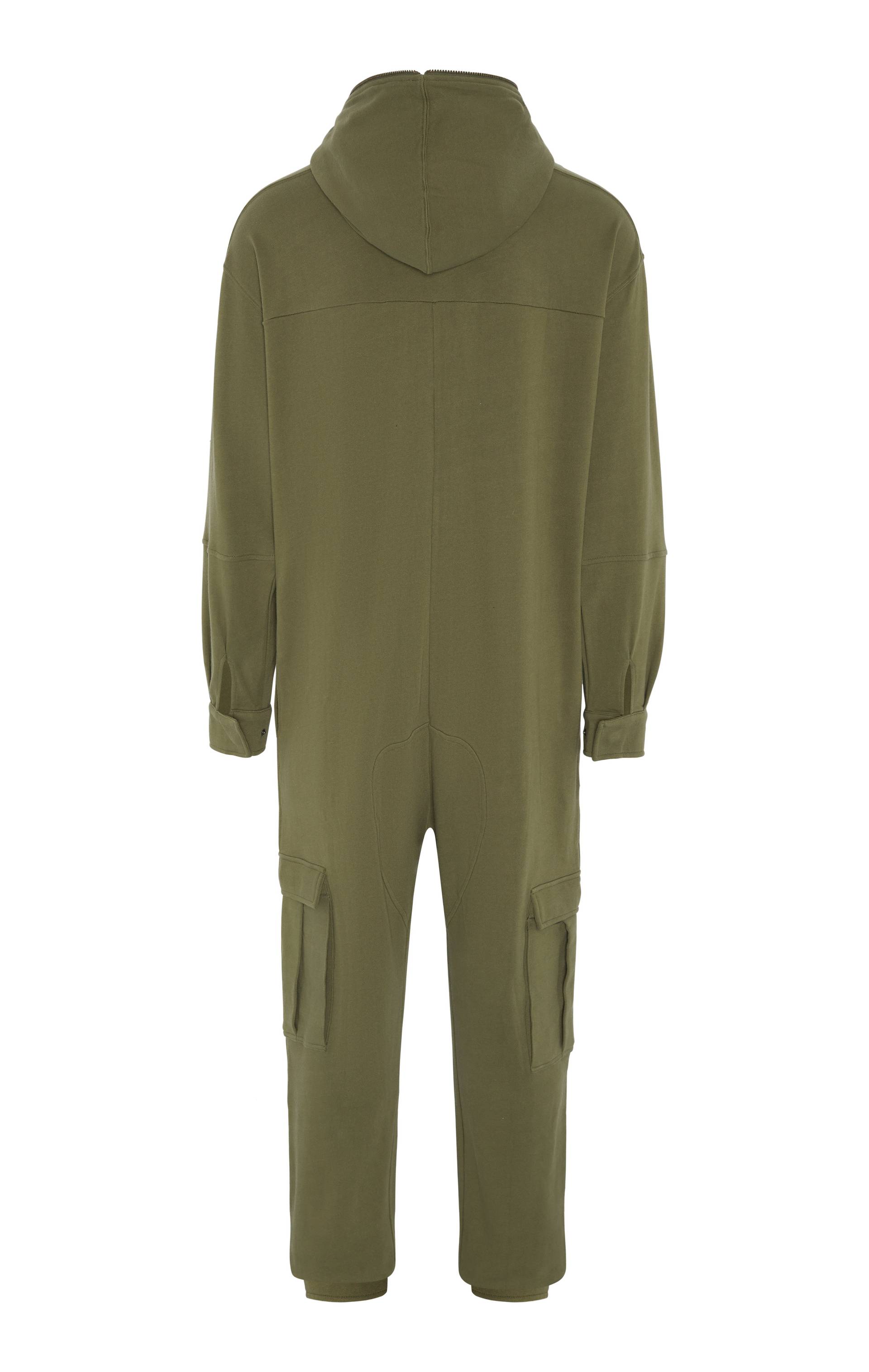 Onepiece Cargo Baggy Jumpsuit Army - 2
