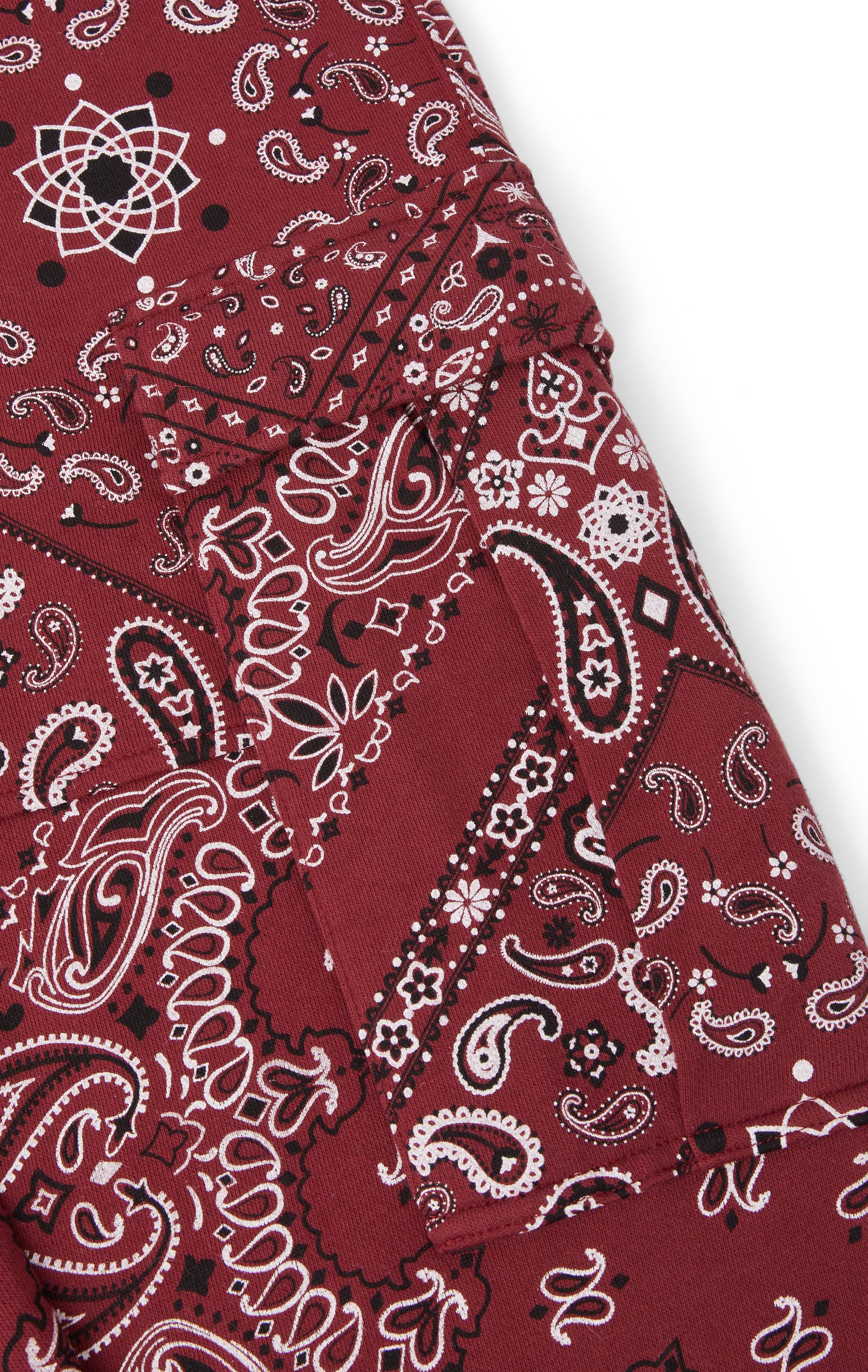 Onepiece Cargo Baggy Paisley Jumpsuit Red - 10