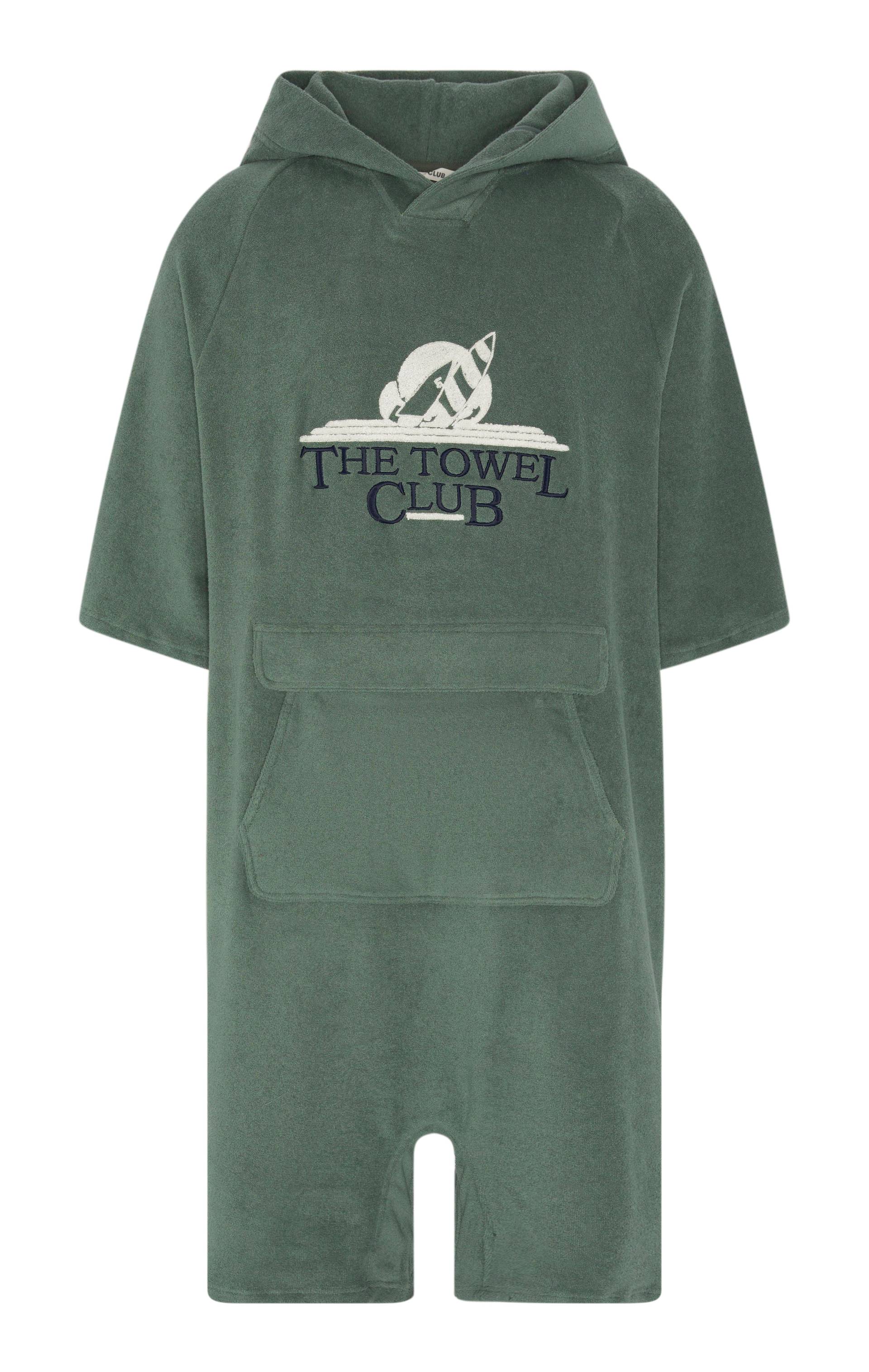 Towel Club Towel Club Poncho Short Jumpsuit Dusty Green - 1