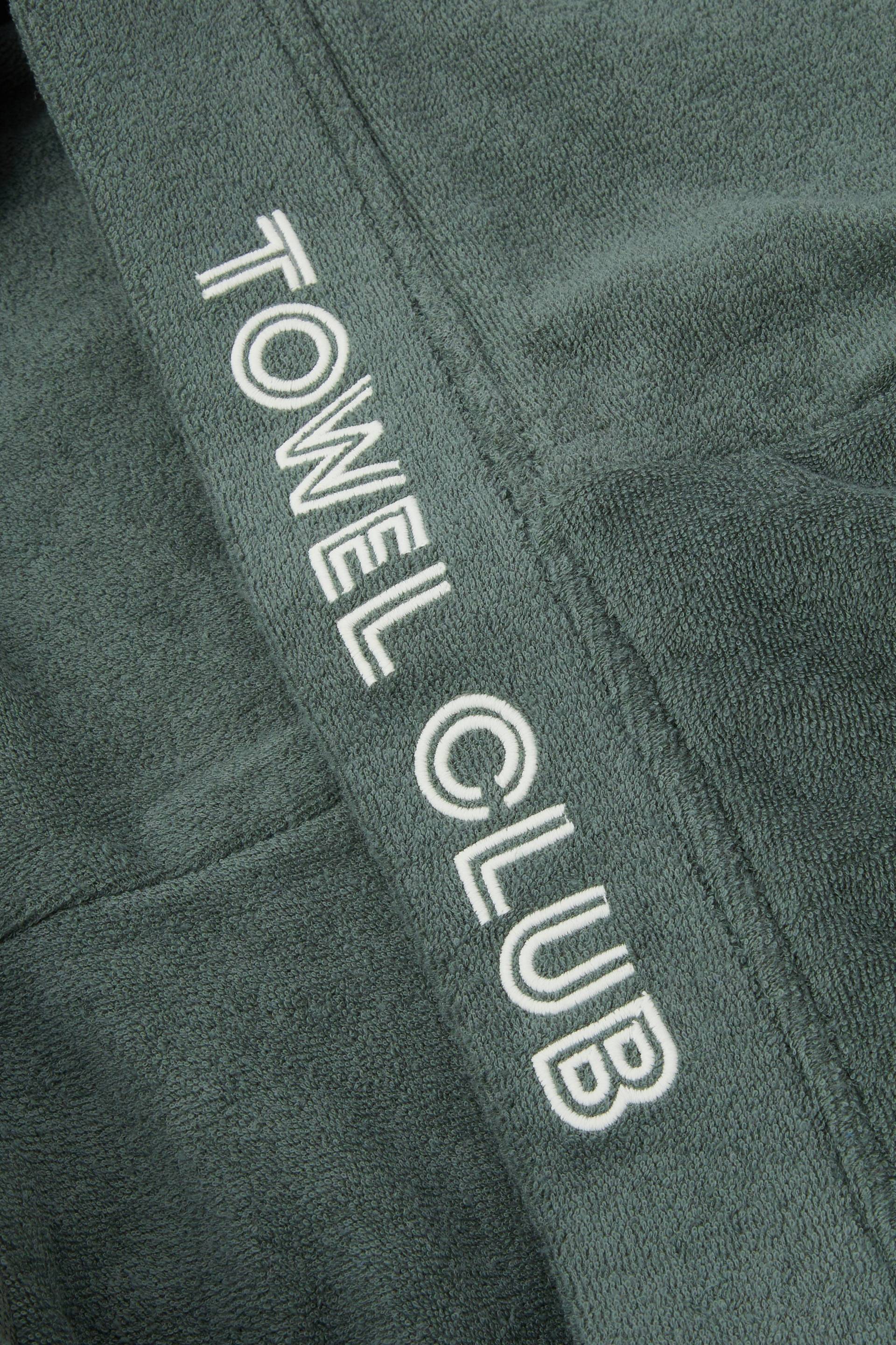 Towel Club Towel Club Poncho Short Jumpsuit Dusty Green - 4