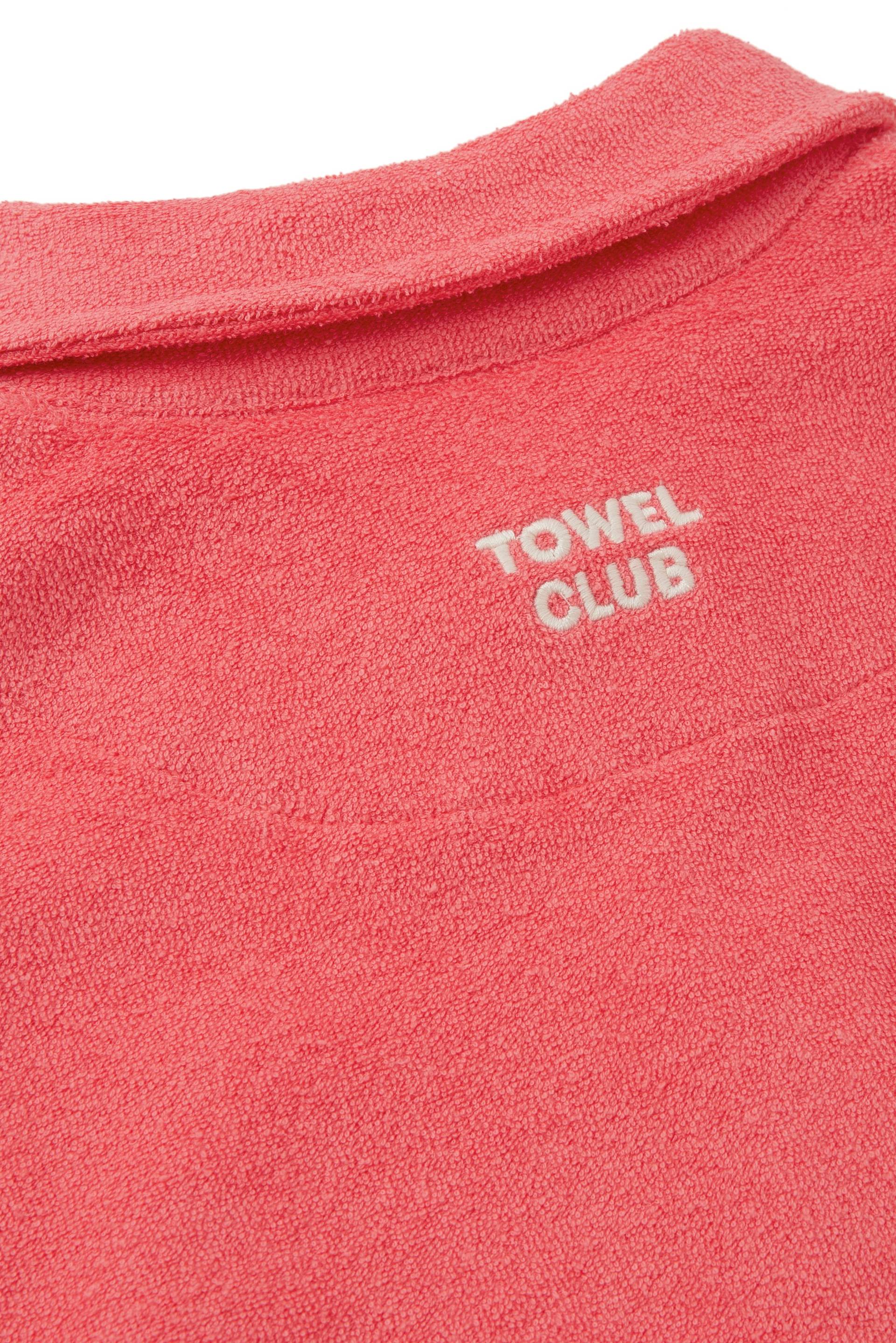 Towel Club Towel Club Piquet Tshirt Coral - 4