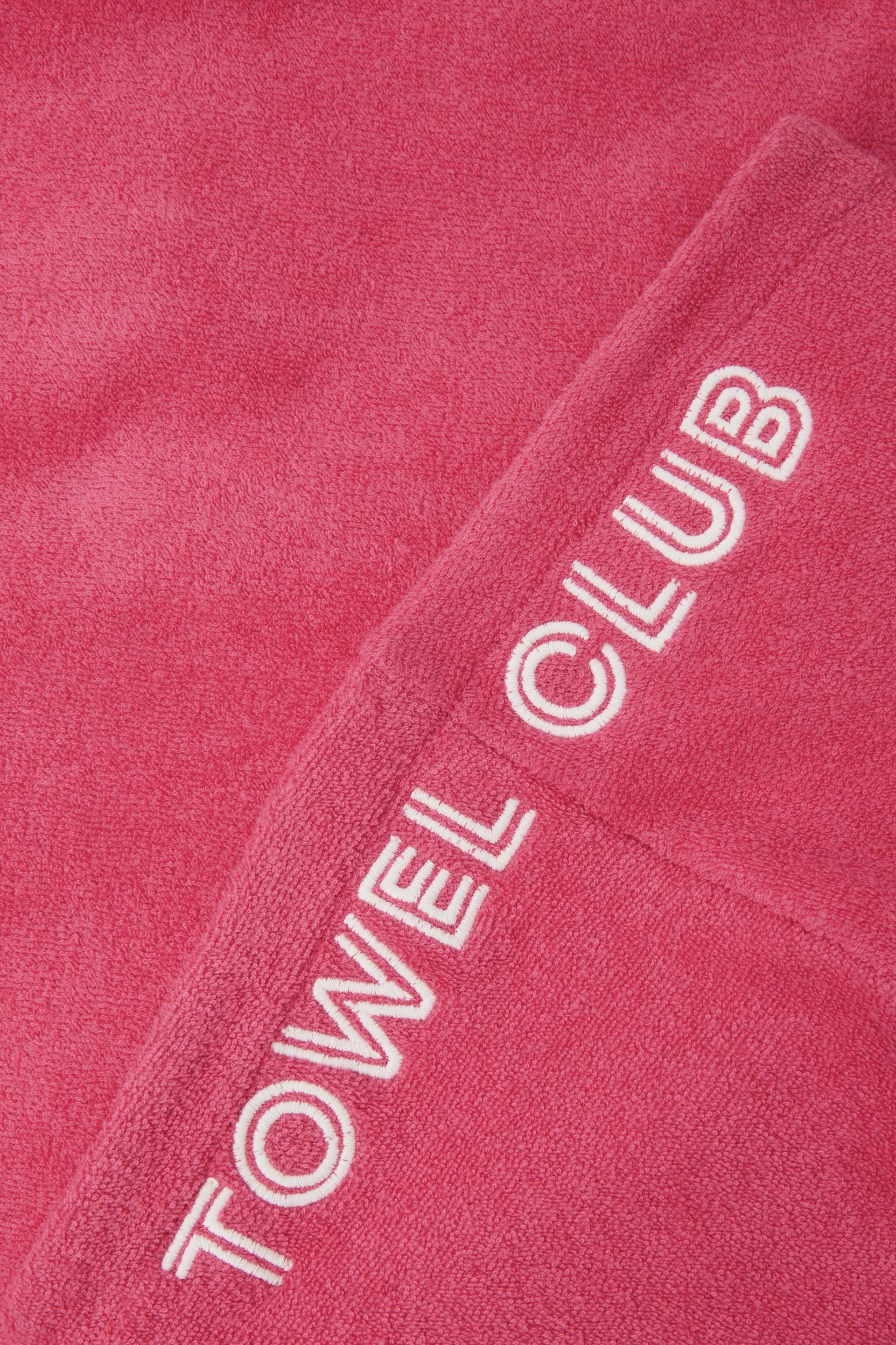 Towel Club Towel Club Short Fitted Jumpsuit Dark Pink - 4