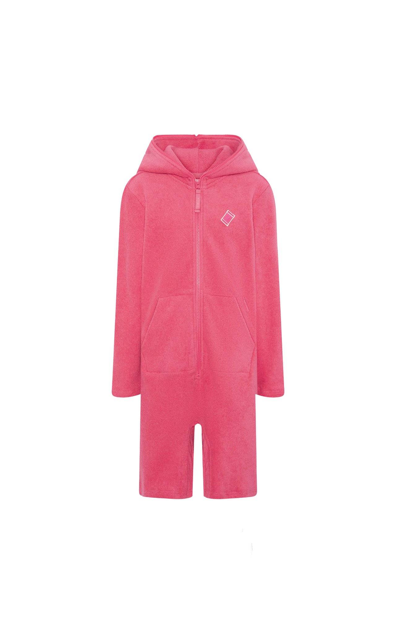 Towel Club Towel Club Short KIDS Jumpsuit Dark Pink - 1